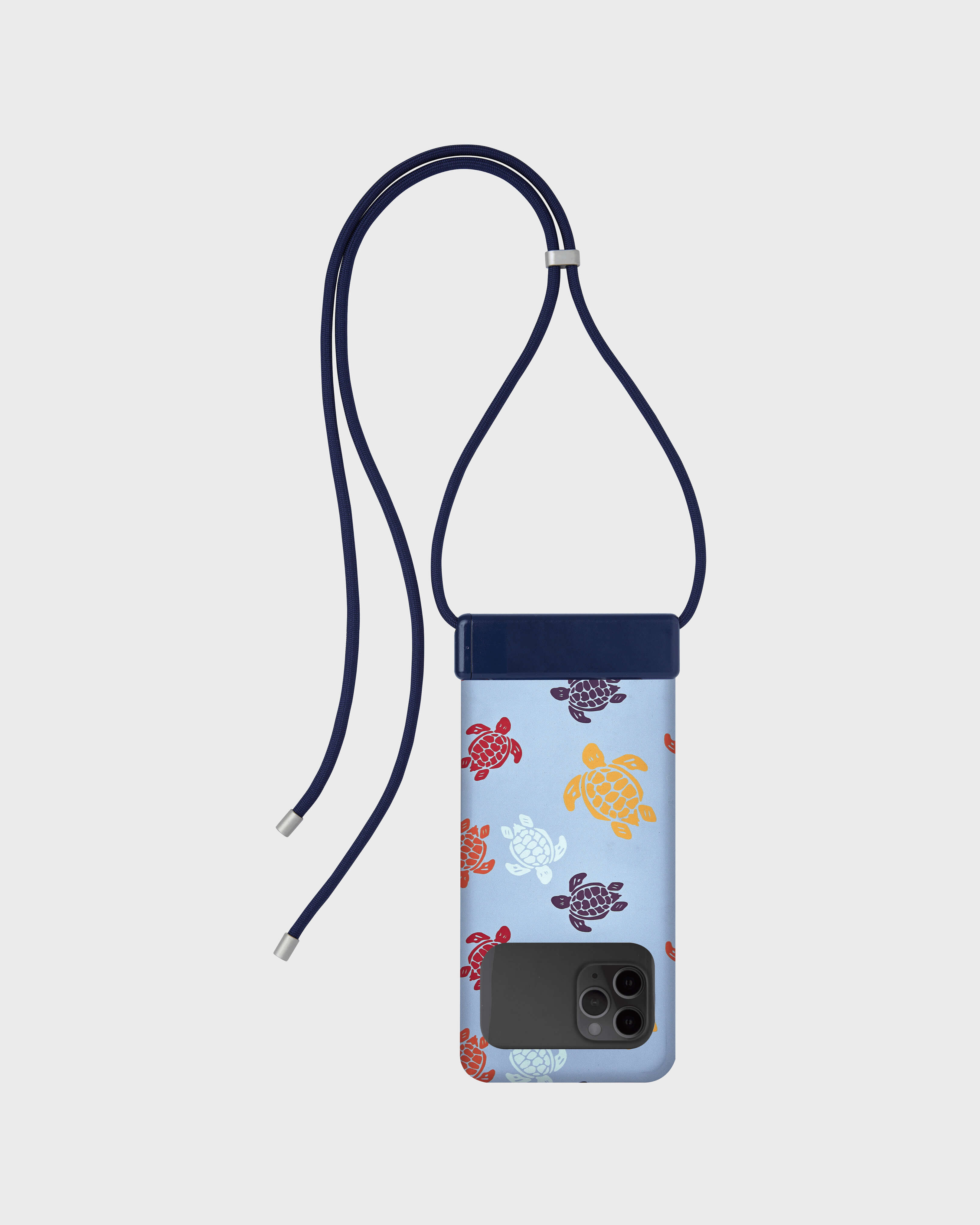 Waterproof phone Case Ronde Des Tortues FLAX FLOWER back view