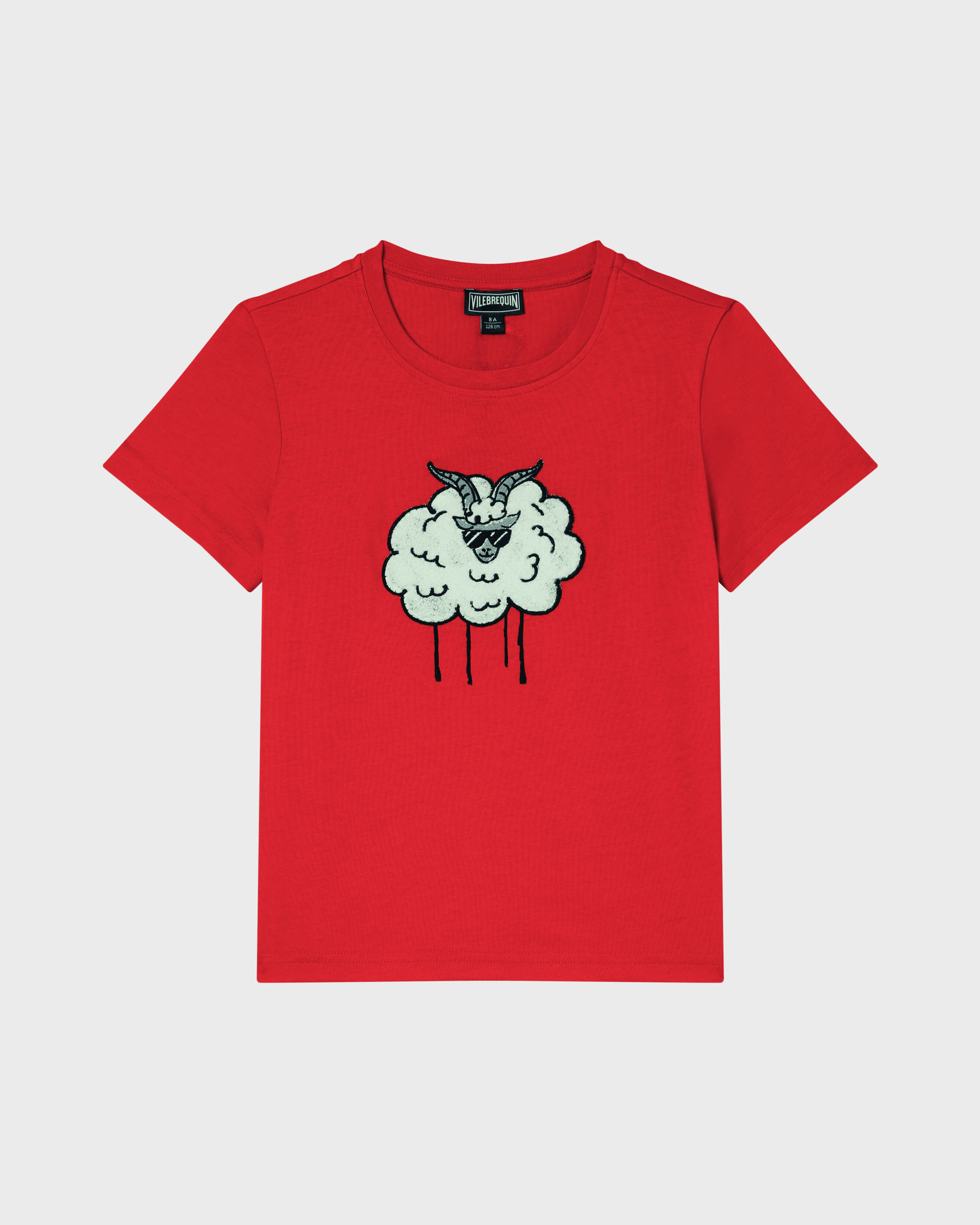 T-shirt en coton garçon Year of the Goat COQUELICOT front view