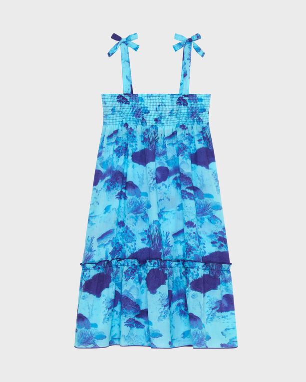 Vilebrequin - Coral Reef Kleid Aus Bio-baumwollvoile Für Mädchen - Kleid - Gloss - Blau - Größe 12