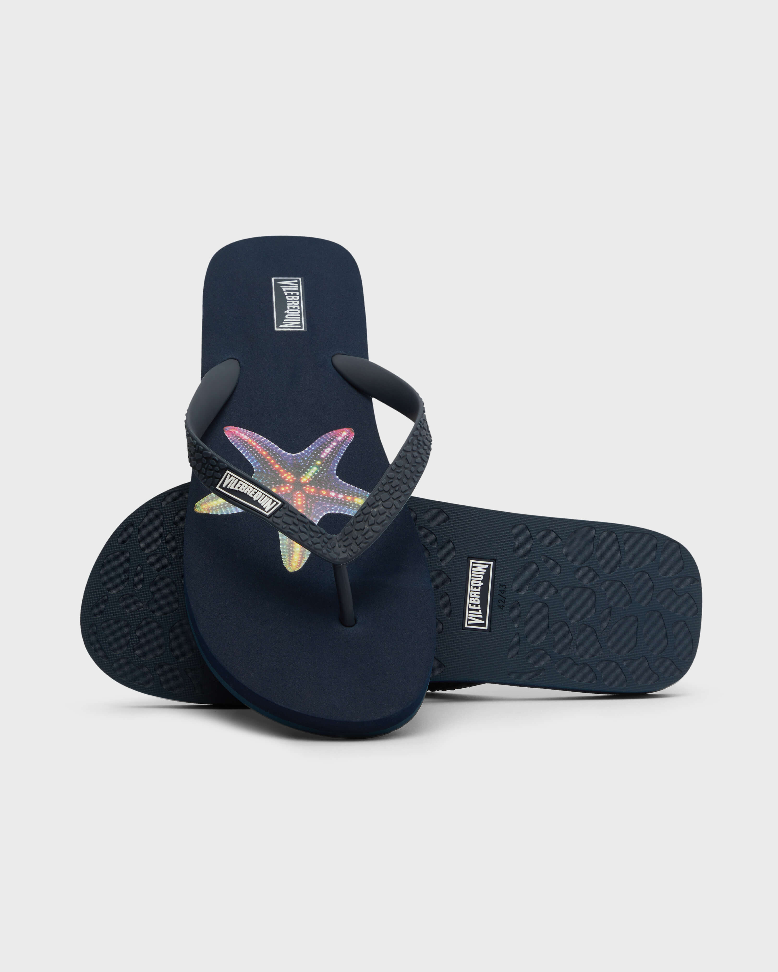 Men Flip Flops Disco Stars NAVY supp4 view