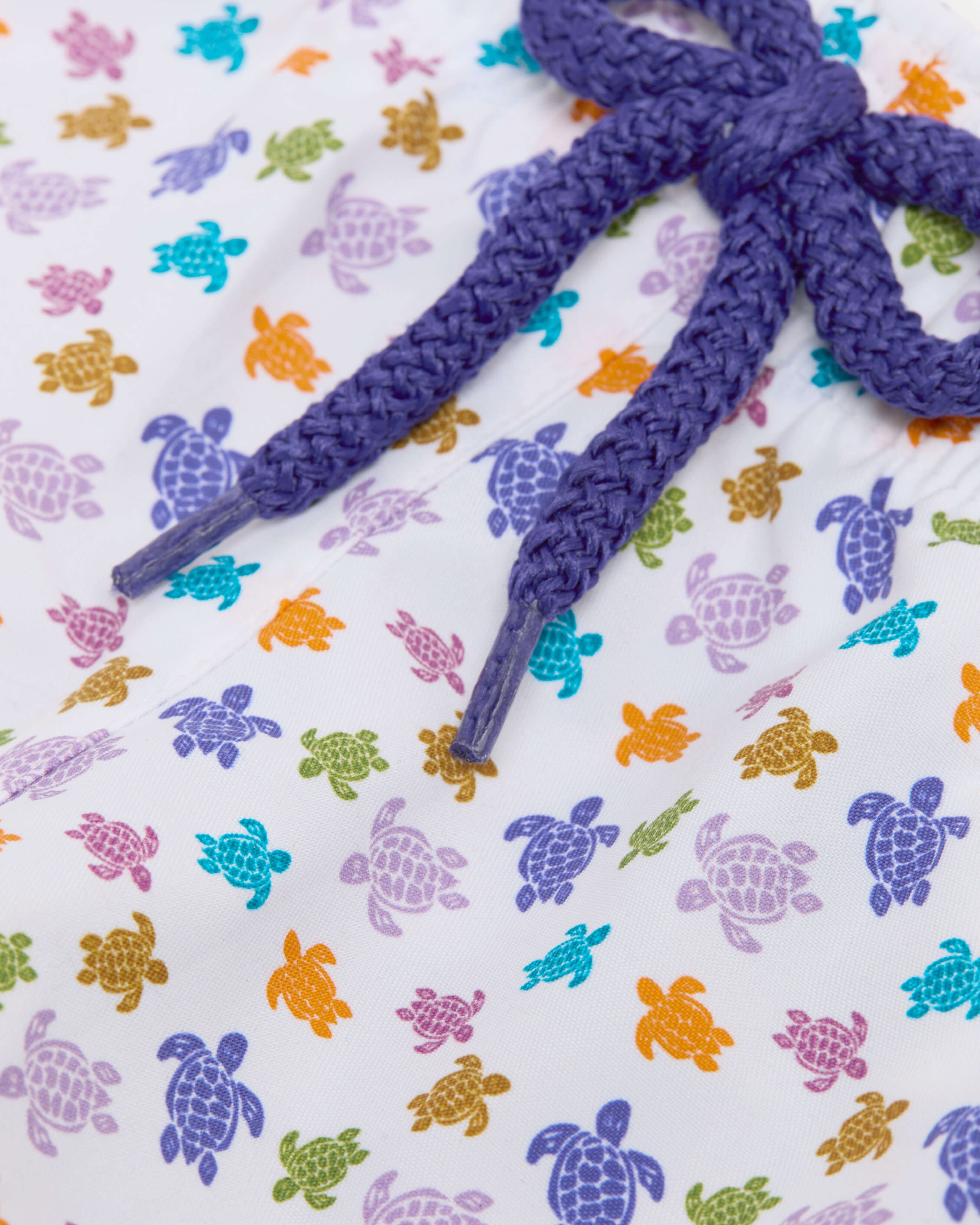 Pantaloncini mare bambina Micro Ronde Des Tortues BIANCO supp4 view