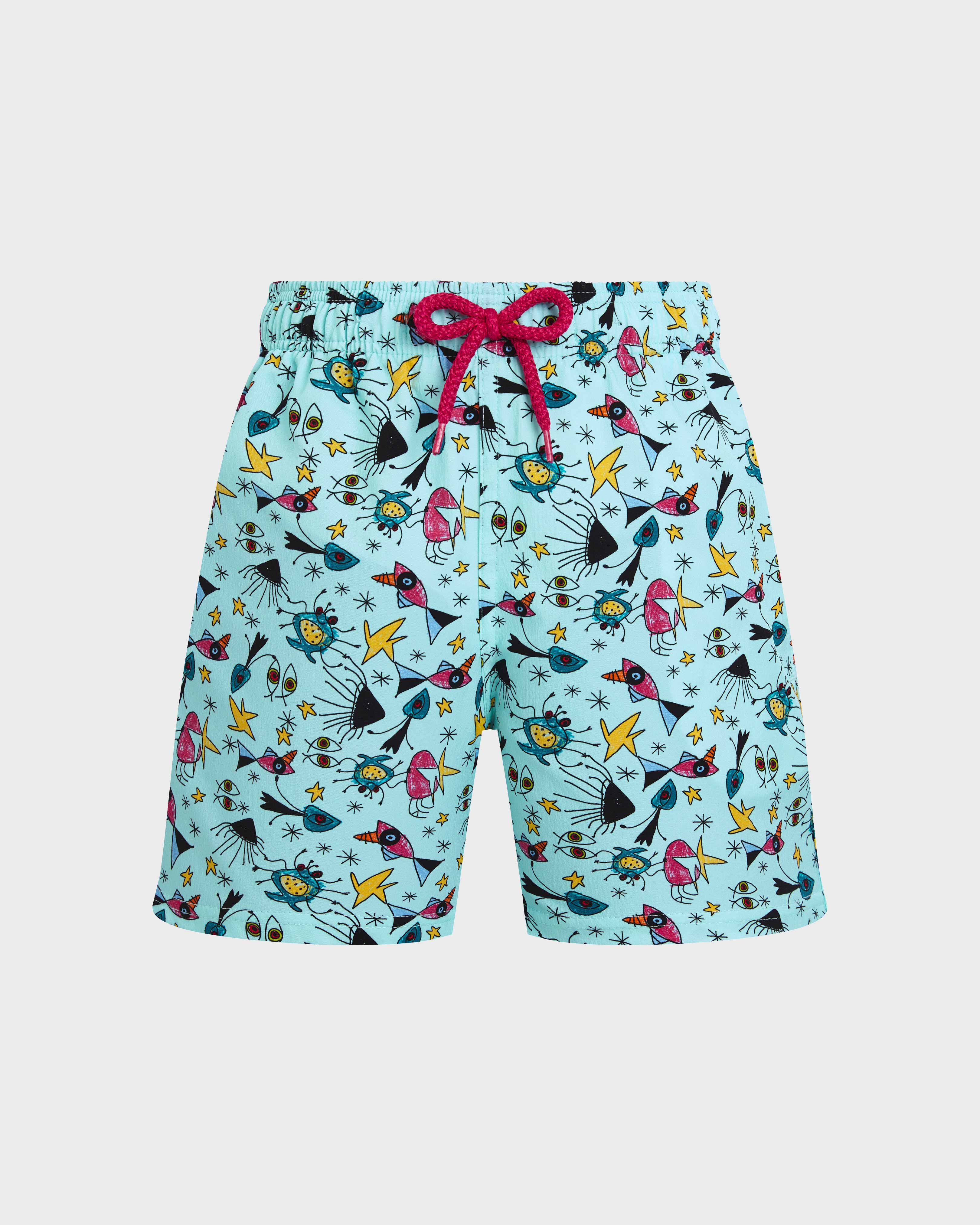 Boys Stretch Swim Shorts Aquatic Carnival OXYGENE front view