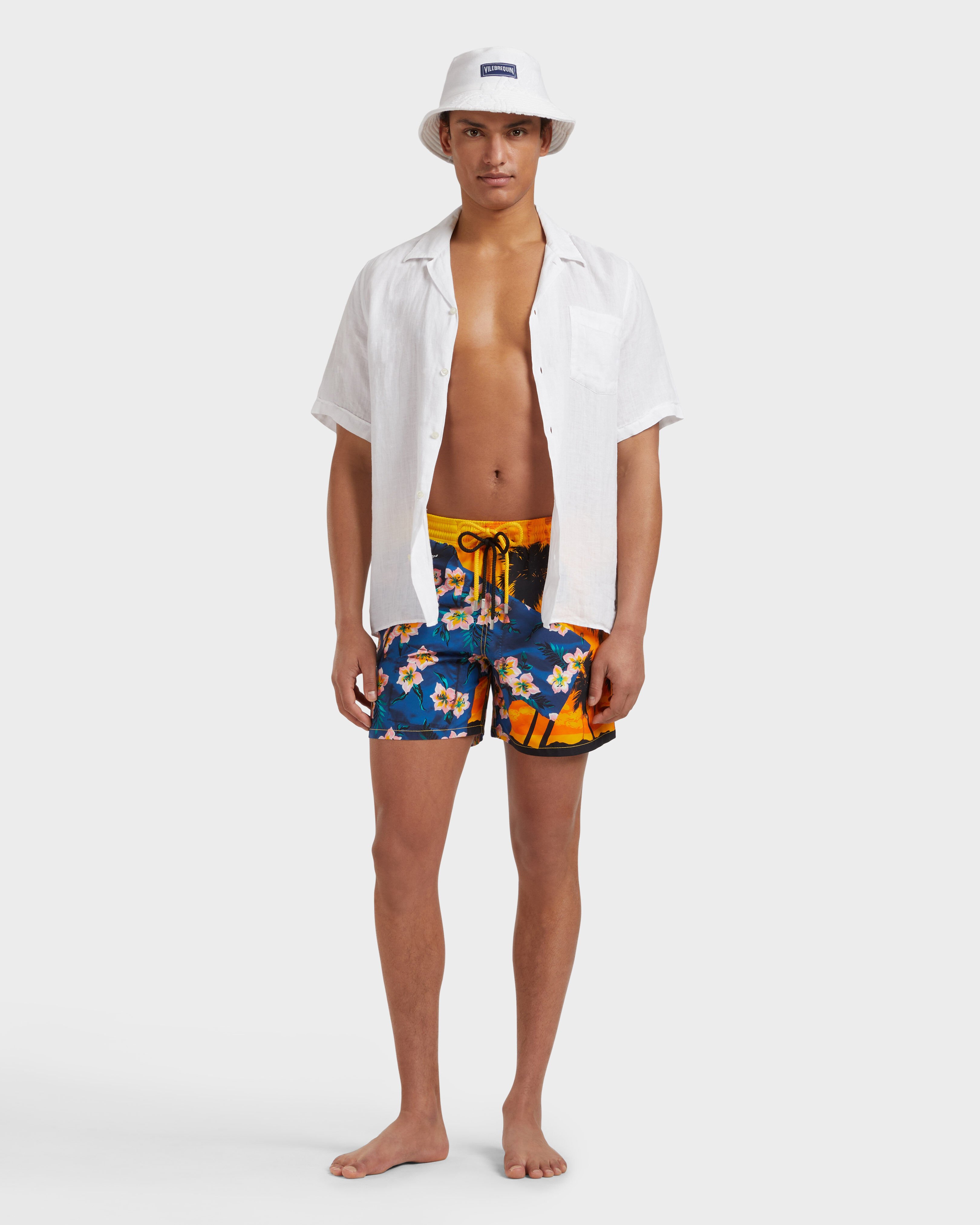 Men Swim Shorts Hawaiian Mix - VBQ x Palm Angels CORN supp1 view