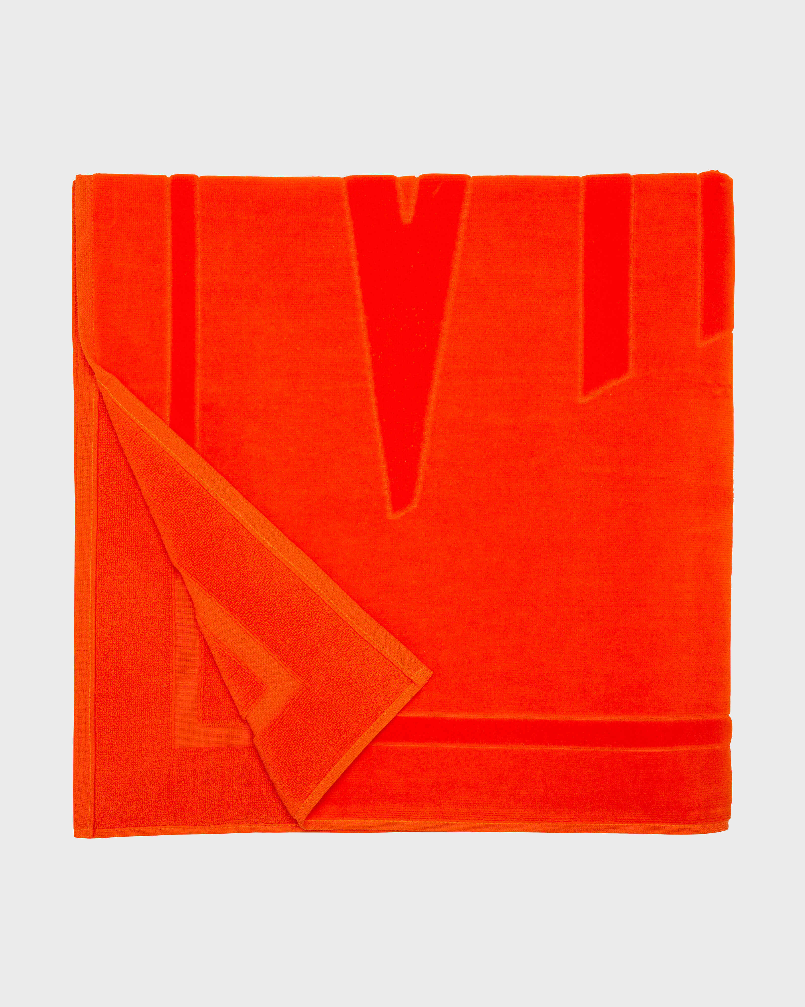 Solid Strandtuch aus Bio-Baumwolle APRICOT back view