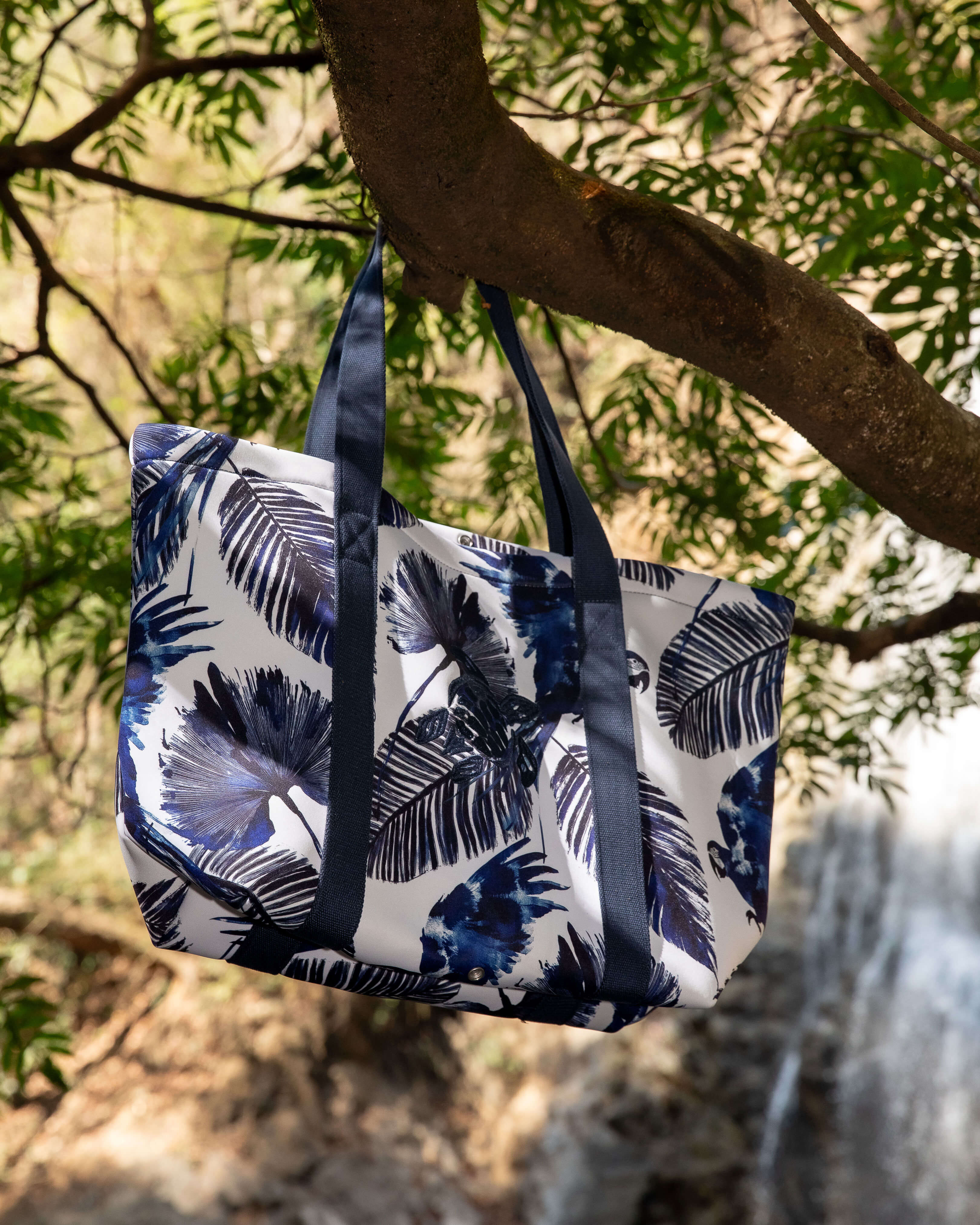 Bolsa de playa de neopreno con estampado Papagaio BLANCO override view