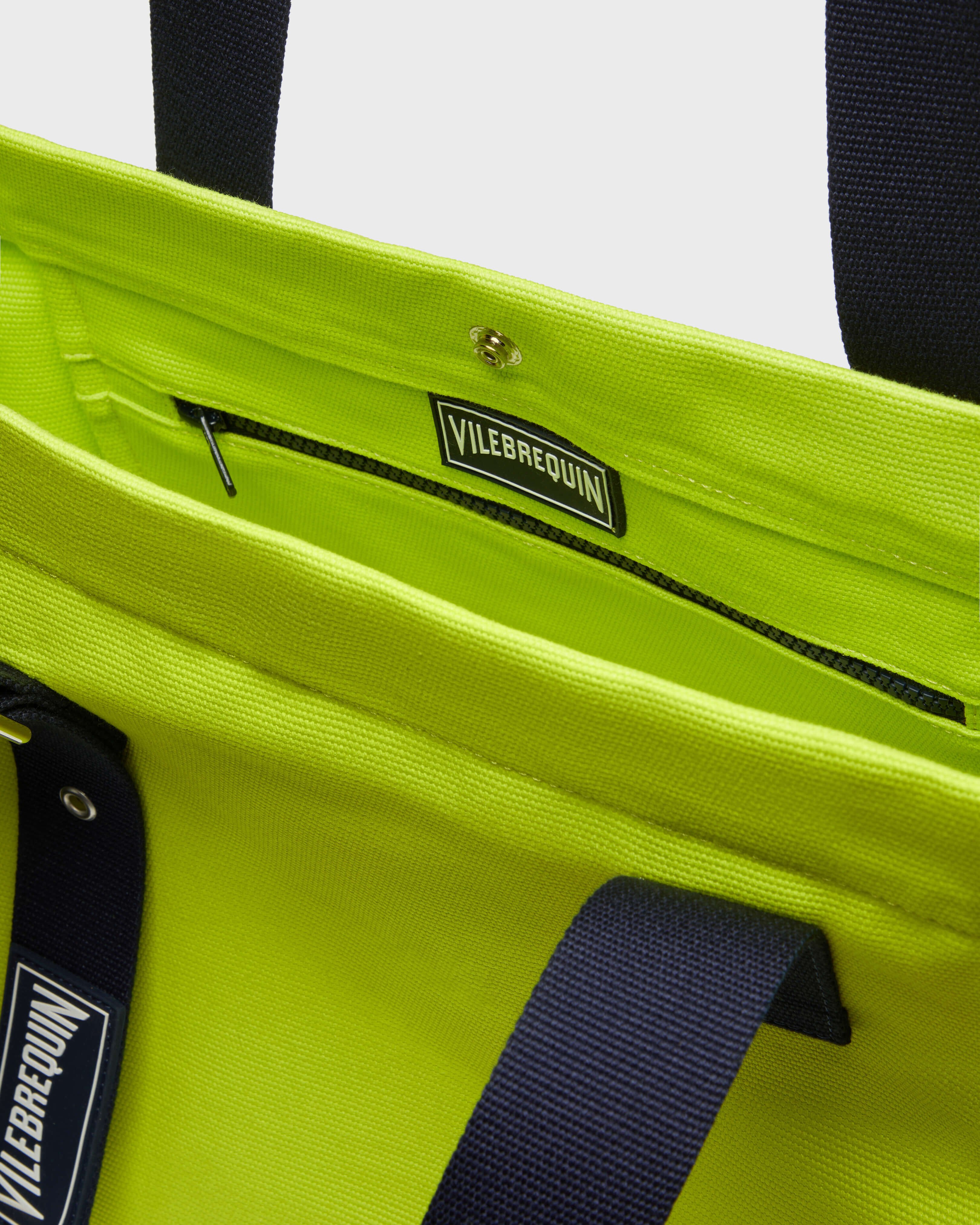 Unisex Small Beach Bag Solid CHARTREUSE supp4 view