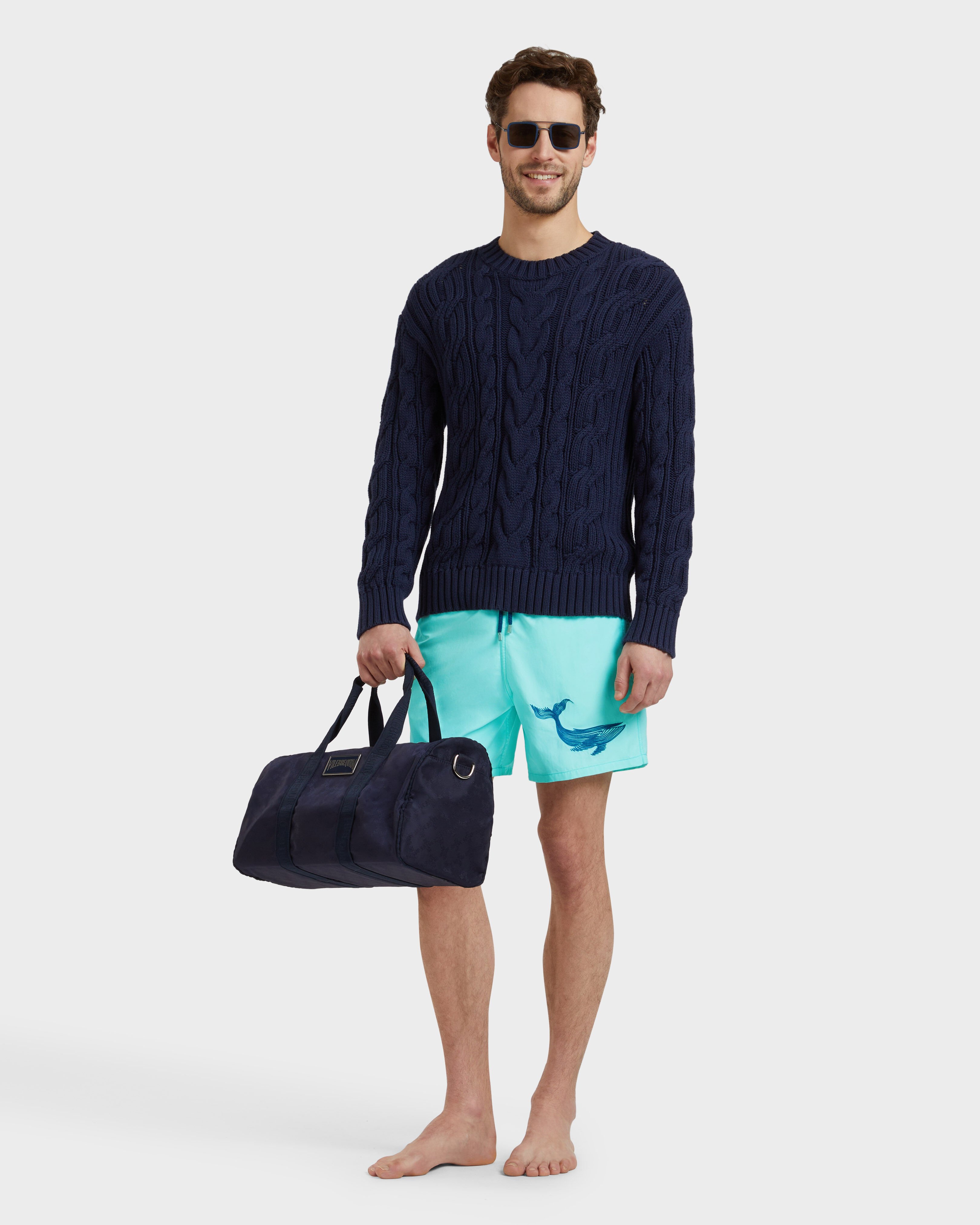 Men Swim Shorts Embroidered Whale BLUE NOTE supp1 view