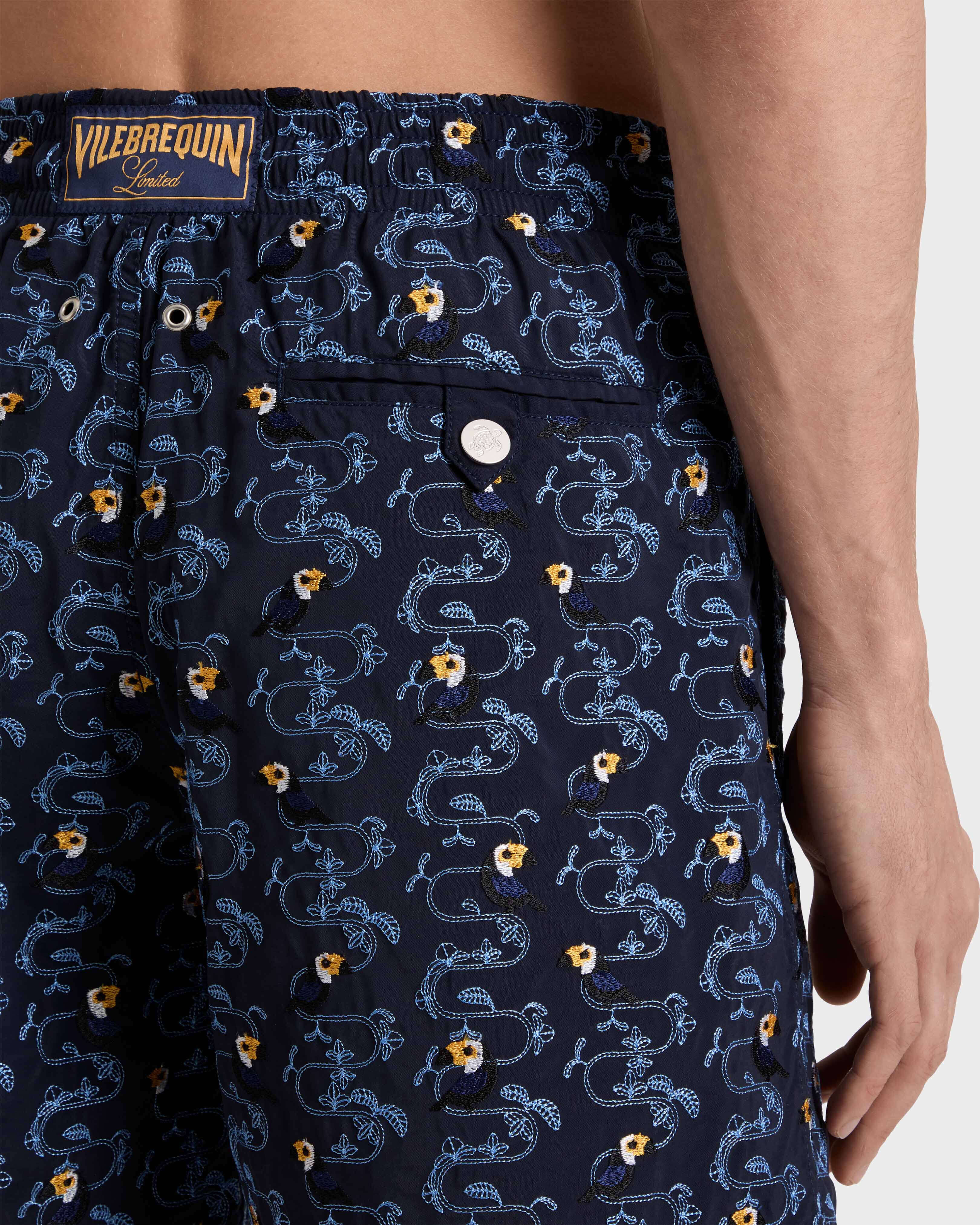 Pantaloncini mare uomo ricamati Toucana - Edizione limitata BLU MARINE supp1 view