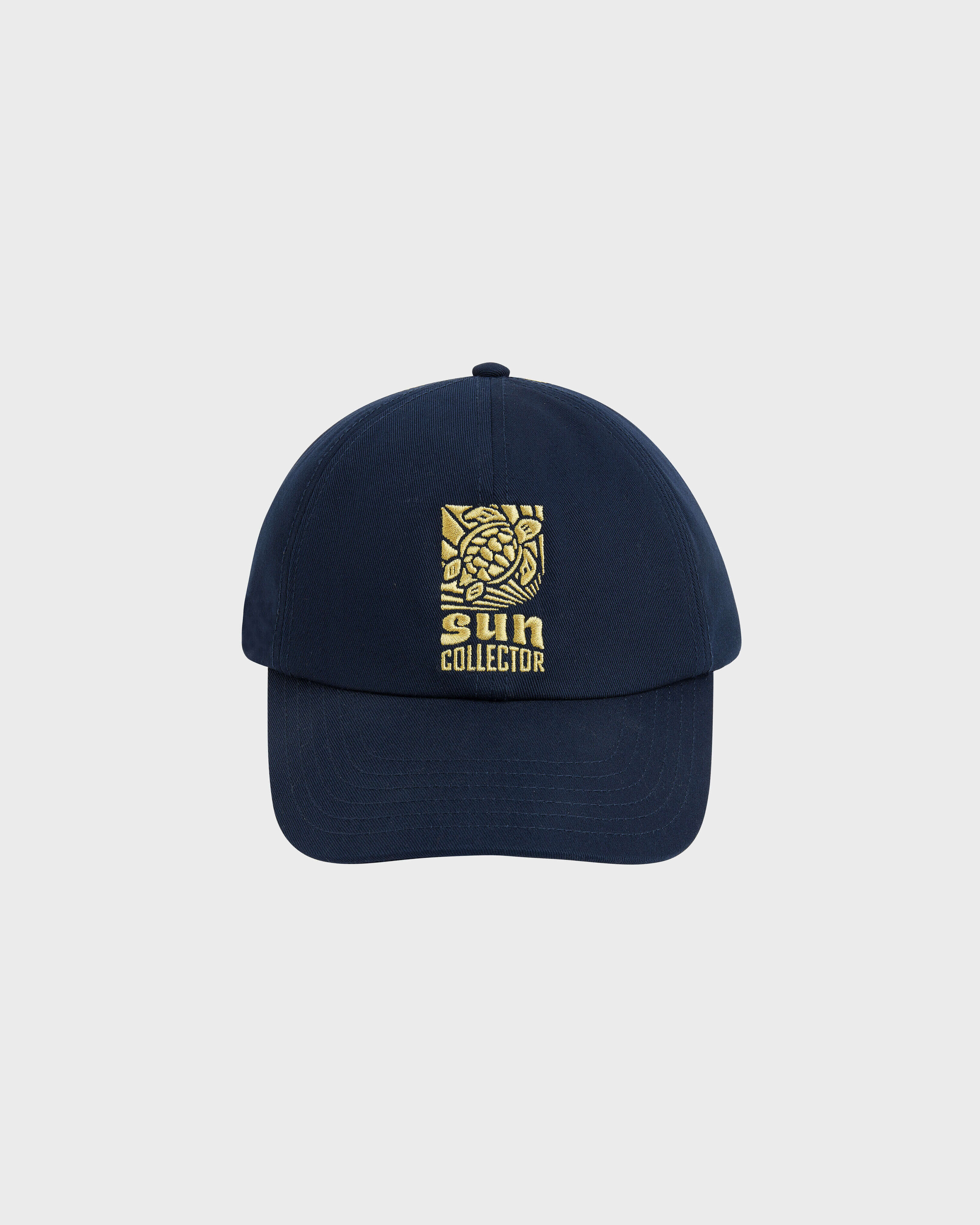 Sunshine Collector Cap Solid NAVY front view