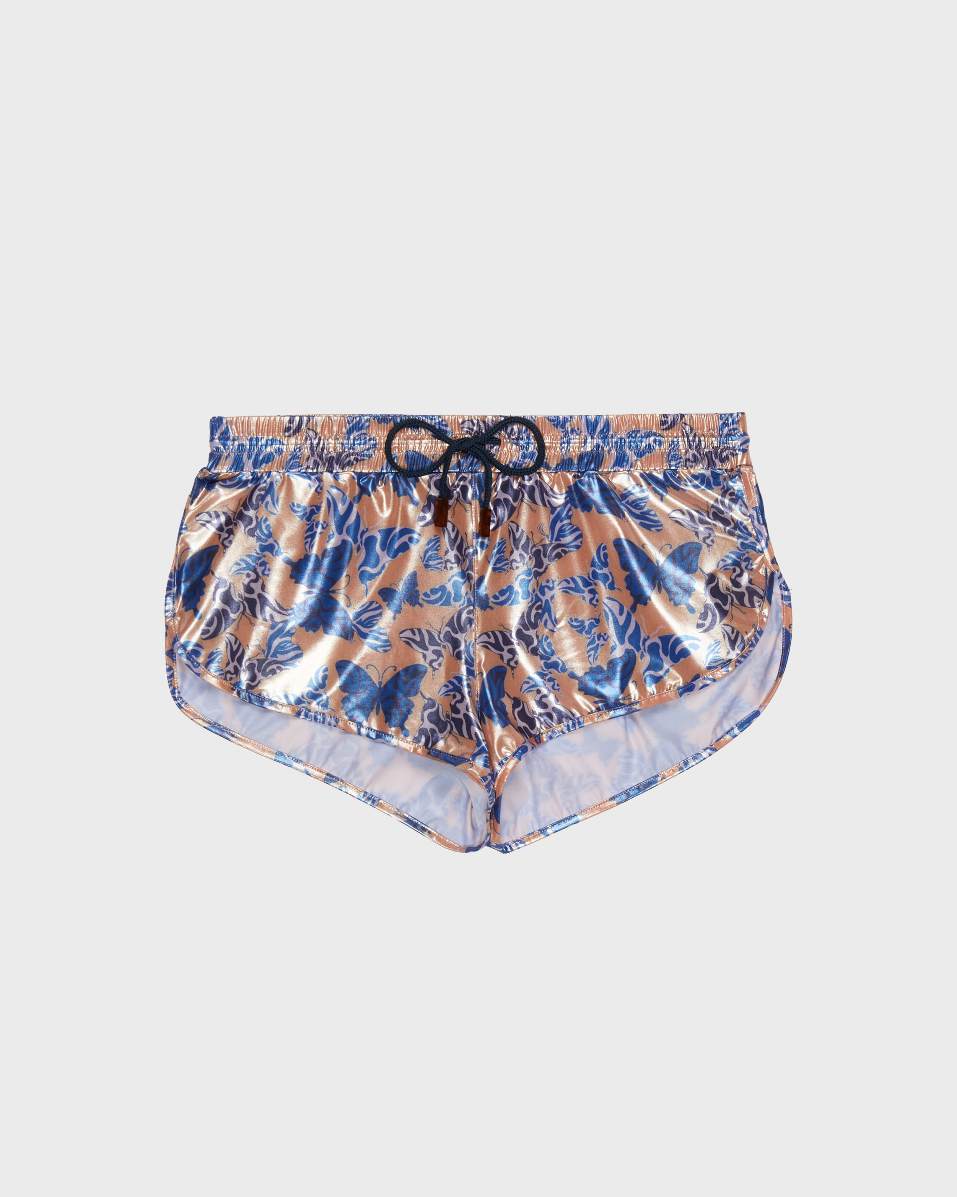 Women Swim Shorts Disco Butterfly BLUSH front view