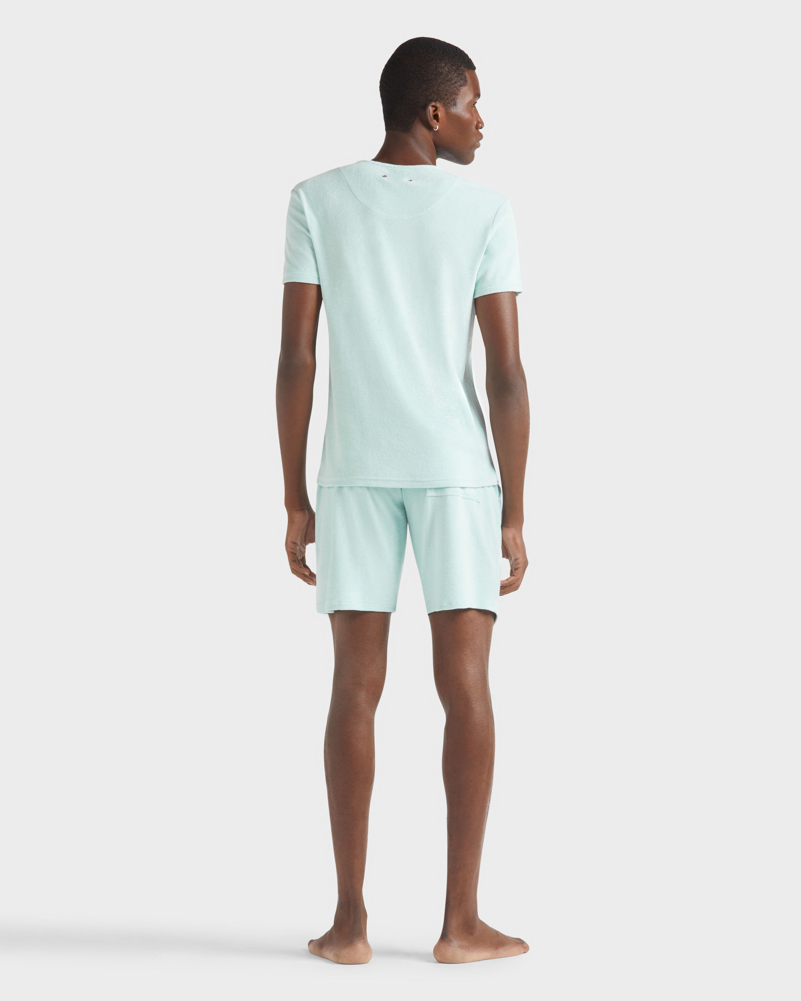 Terry T-Shirt Solid PACIFIC backworn view