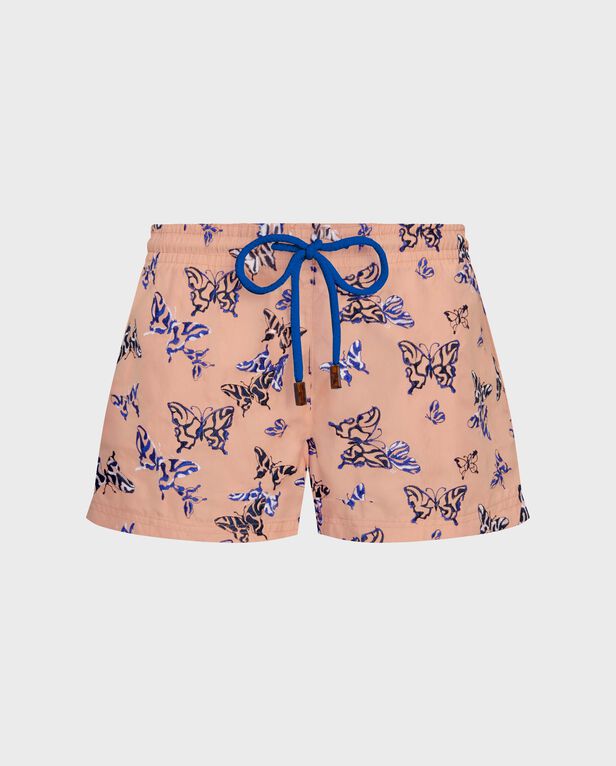 Vilebrequin - Bestickte Disco Butterfly Badeshorts Für Damen - Shorty - Fabya - Rosa - Größe XL Vilebrequin - Bestickte Disco Butterfly Badeshorts Für Damen - Shorty - Fabya - Rosa - Größe XL
