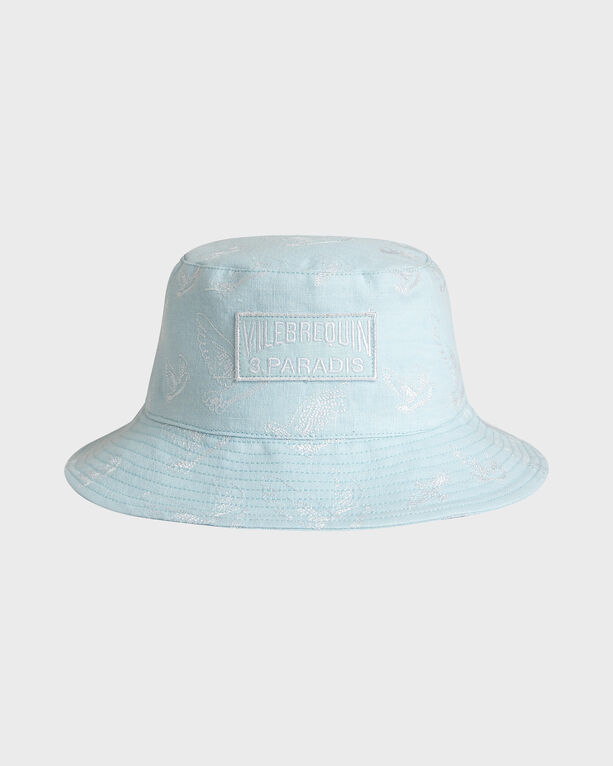 Vilebrequin - Bucket Hat Doves - Vilebrequin X 3.paradis - Hat - Boheme - Blue - Size XS/S