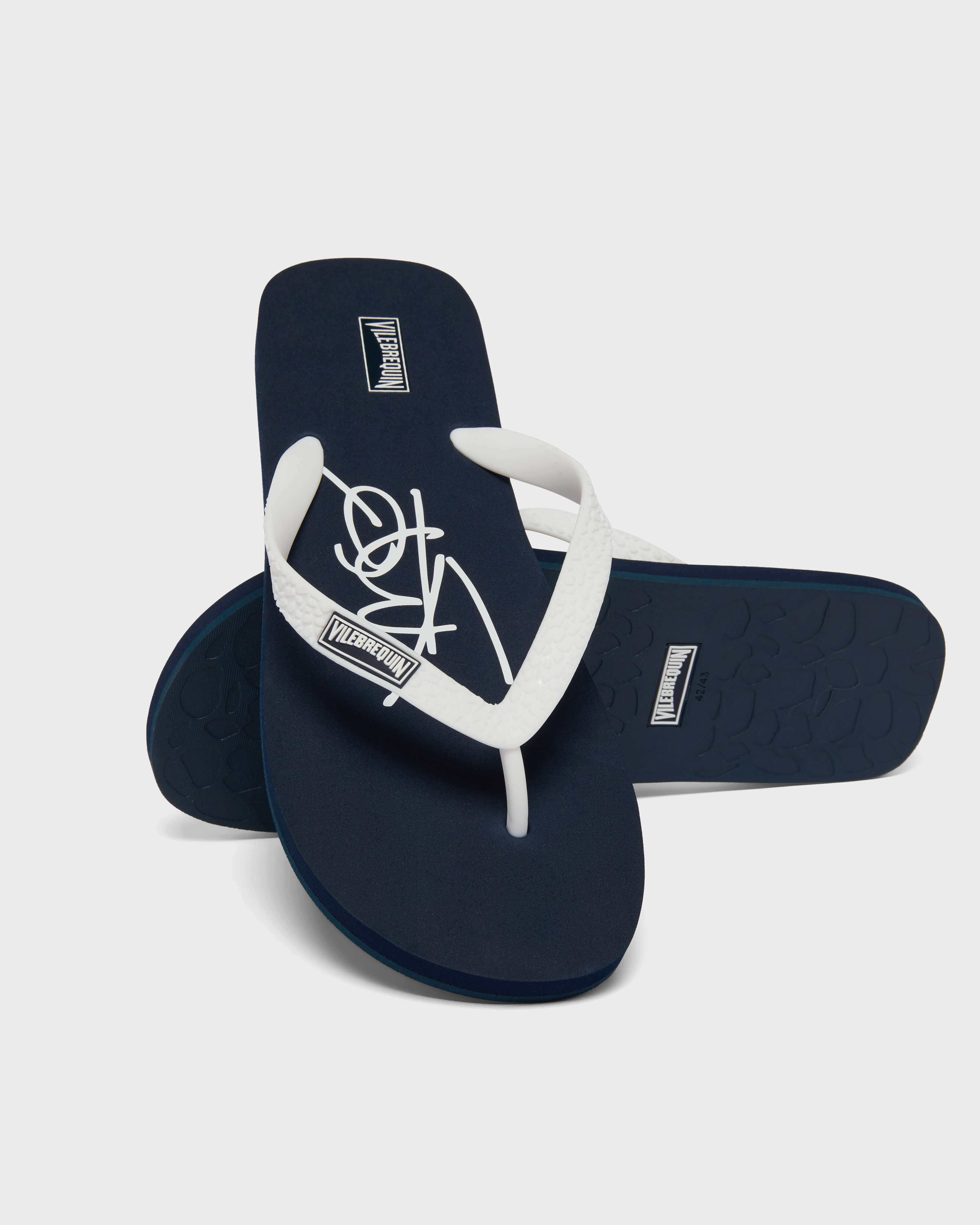 Men Flip Flops VBQ Line NAVY supp4 view