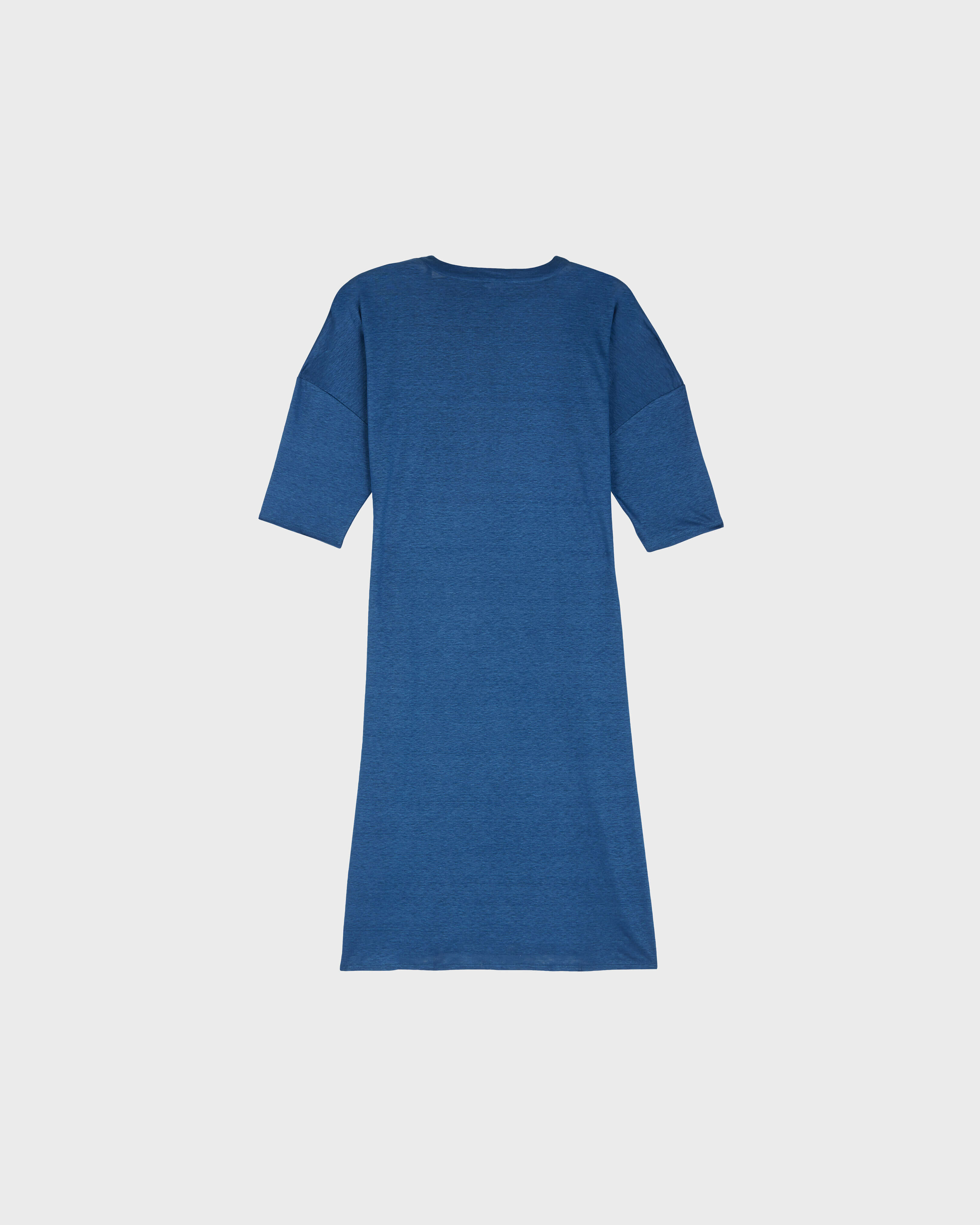 Solid Strandkleid aus Leinen für Damen GOA back view