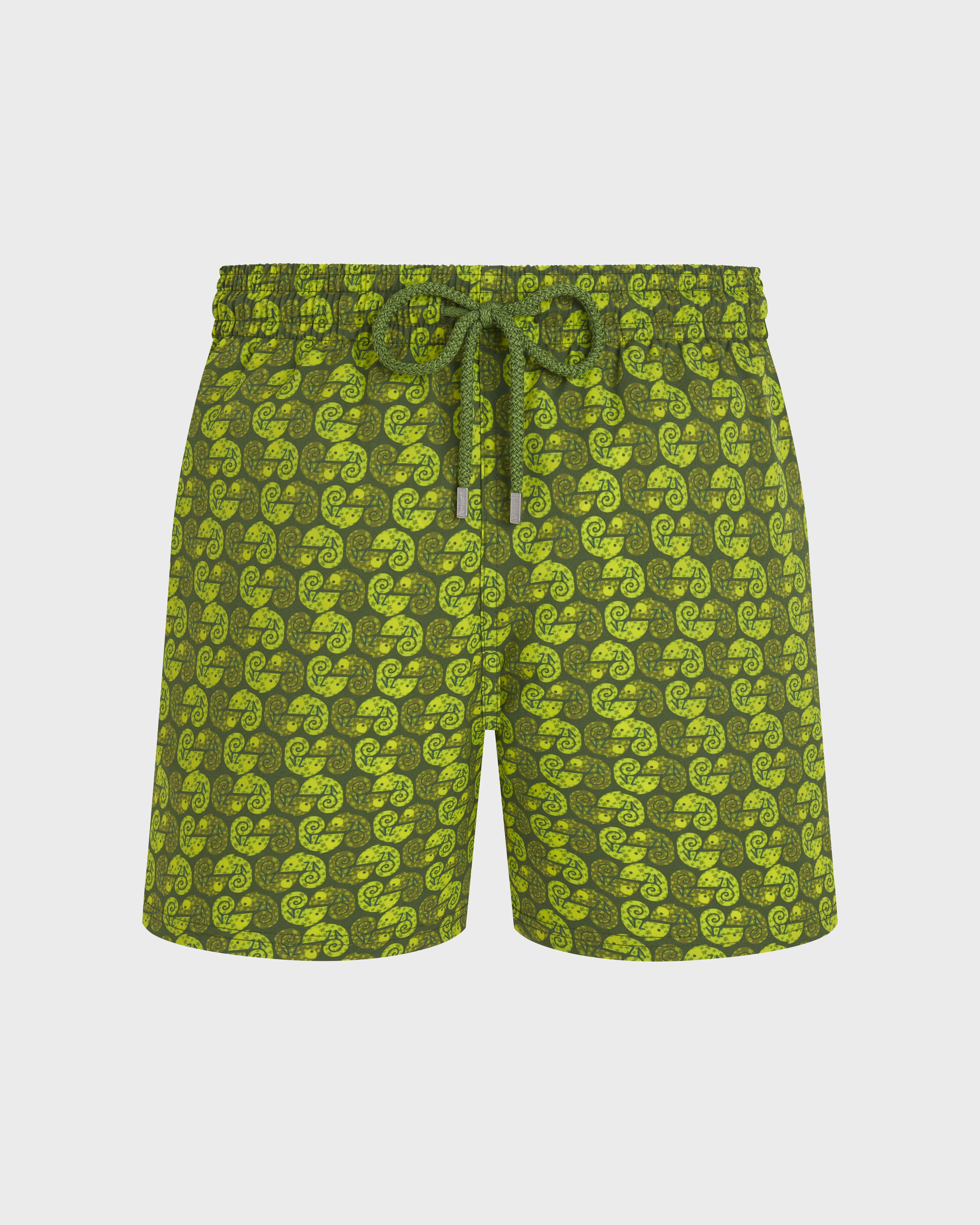 Men Stretch Short Swim Shorts Camaleo MILITAIRE front view