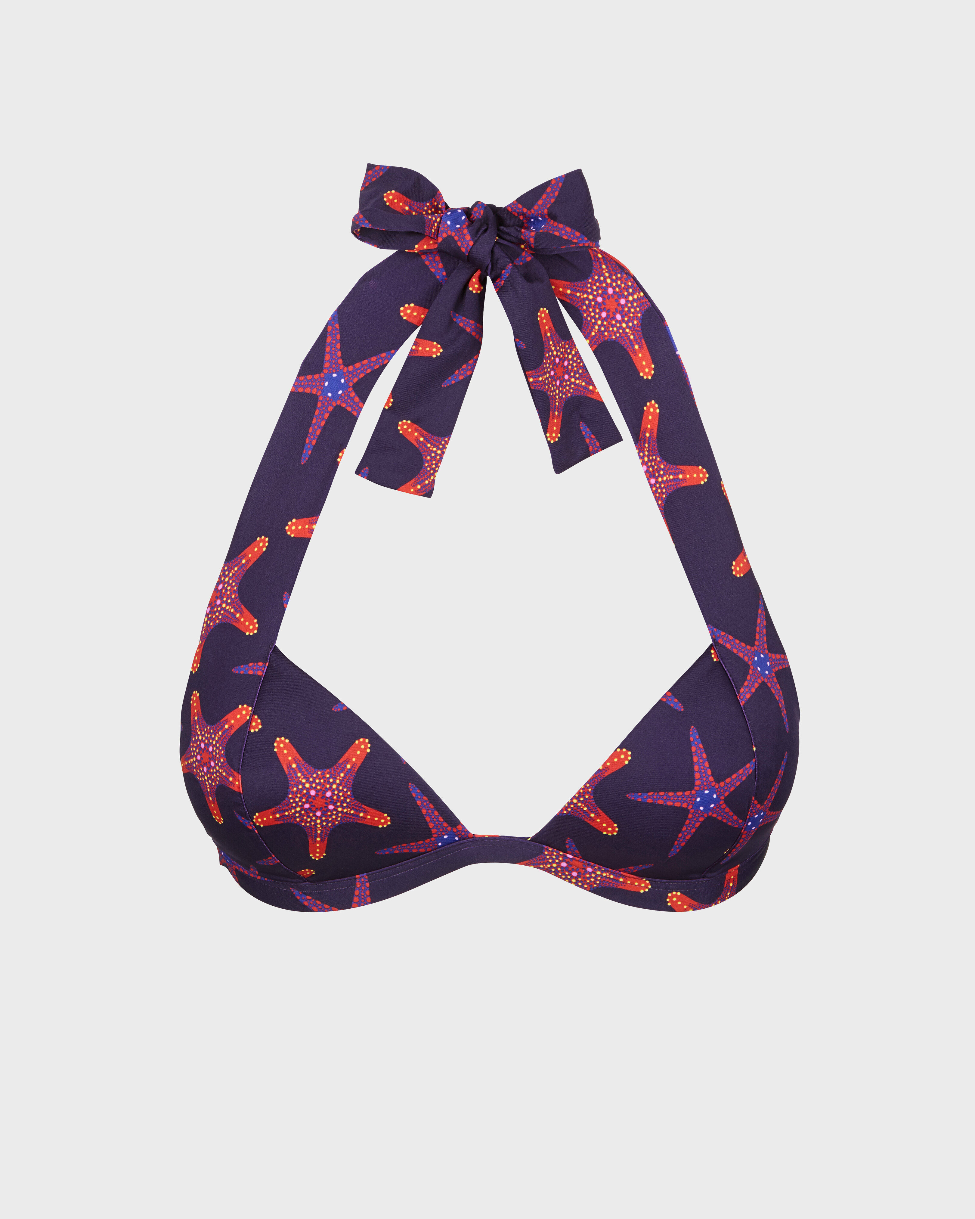 Women Bikini Top Starfish Dance SAPPHIRE front view