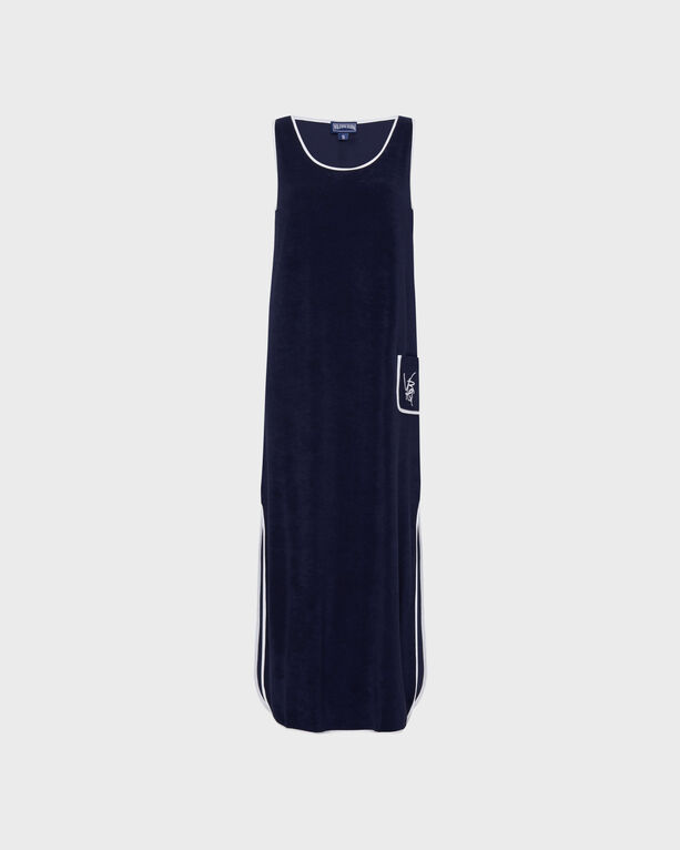 Vilebrequin - Women Long Terry Tank Dress Vbq Line - Dress - Lindsay - Blue - Size S