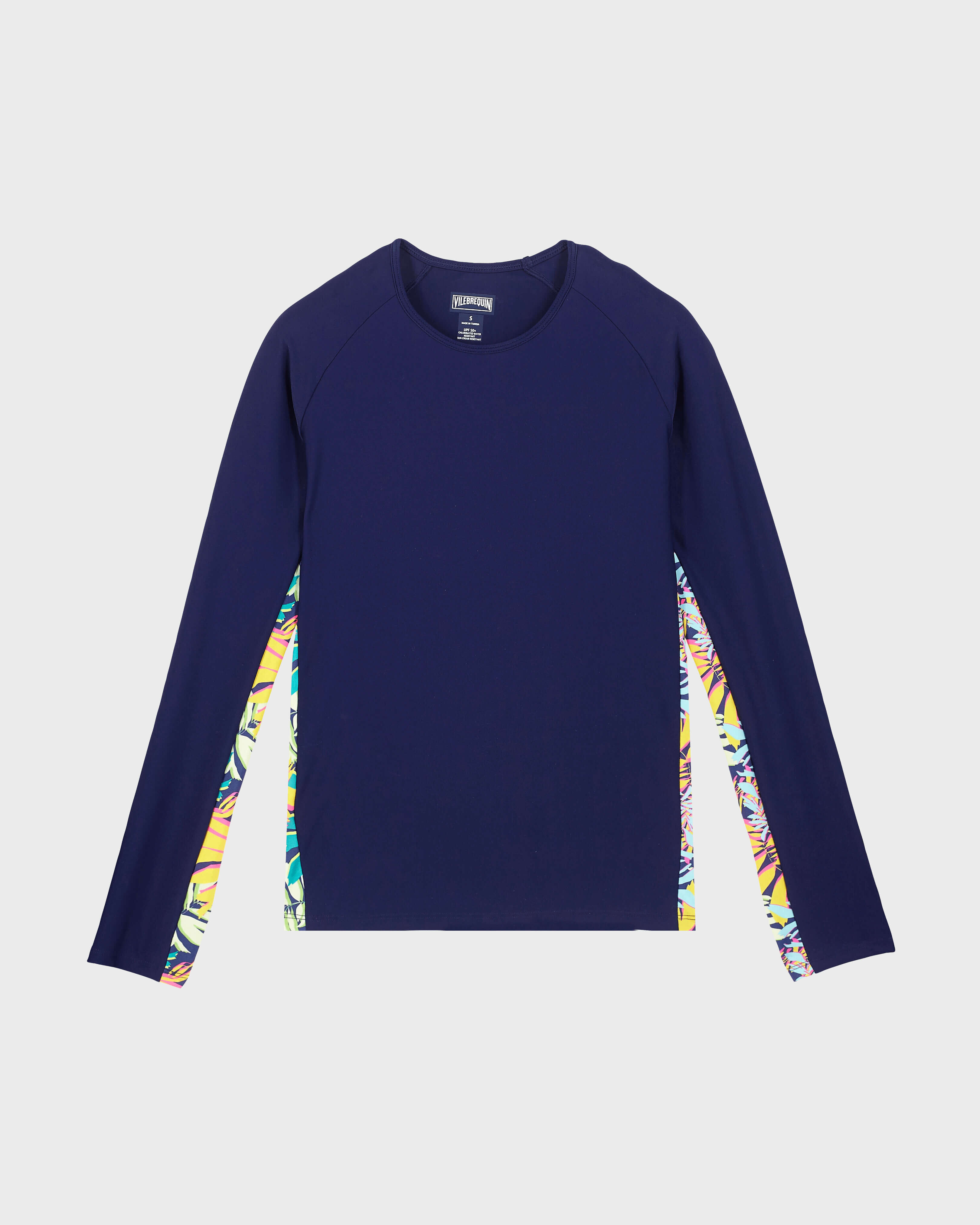 Women Rashguard Jungle MIDNIGHT BLUE front view