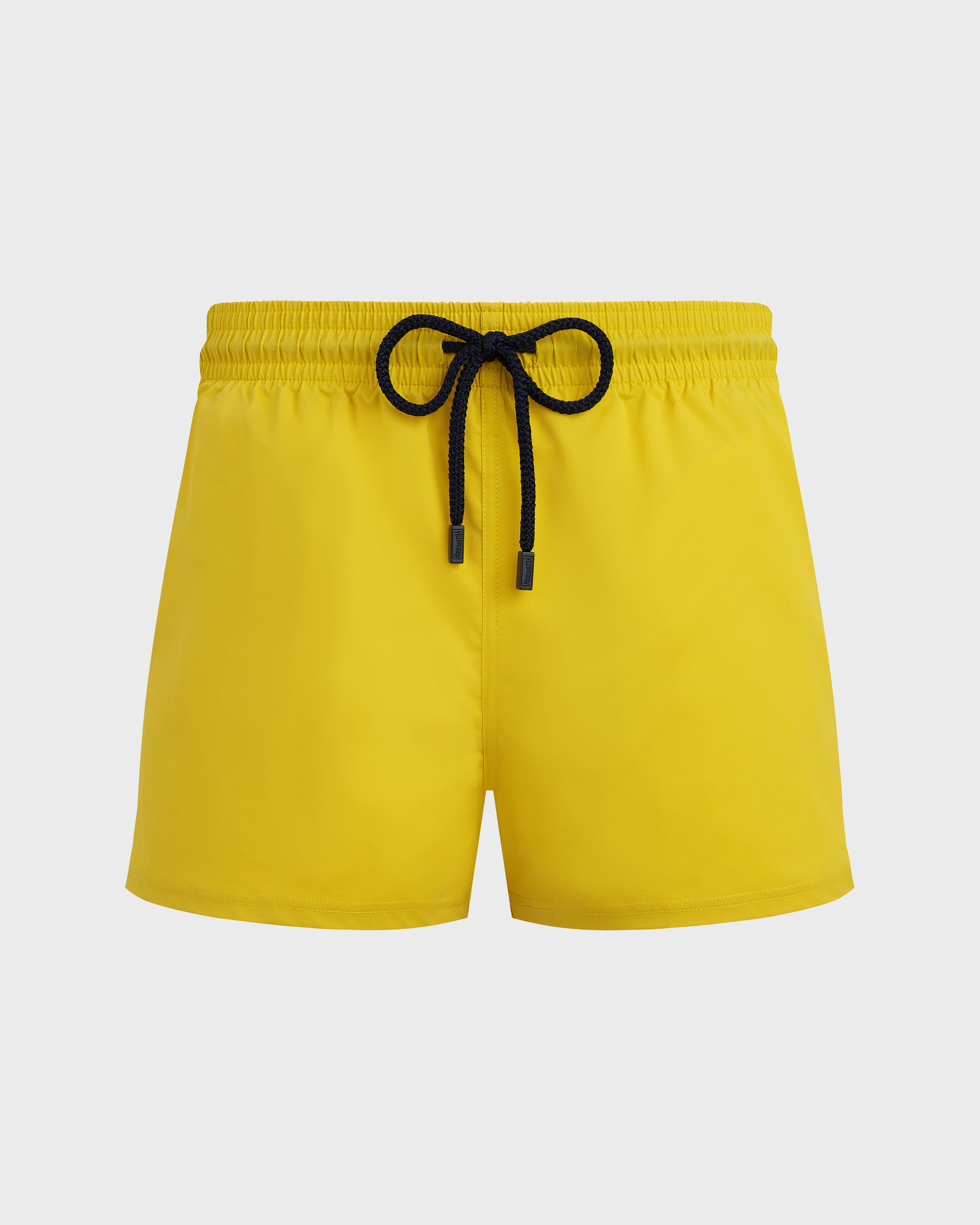 Men Swim Trunks Solid SUNFLOWER front view