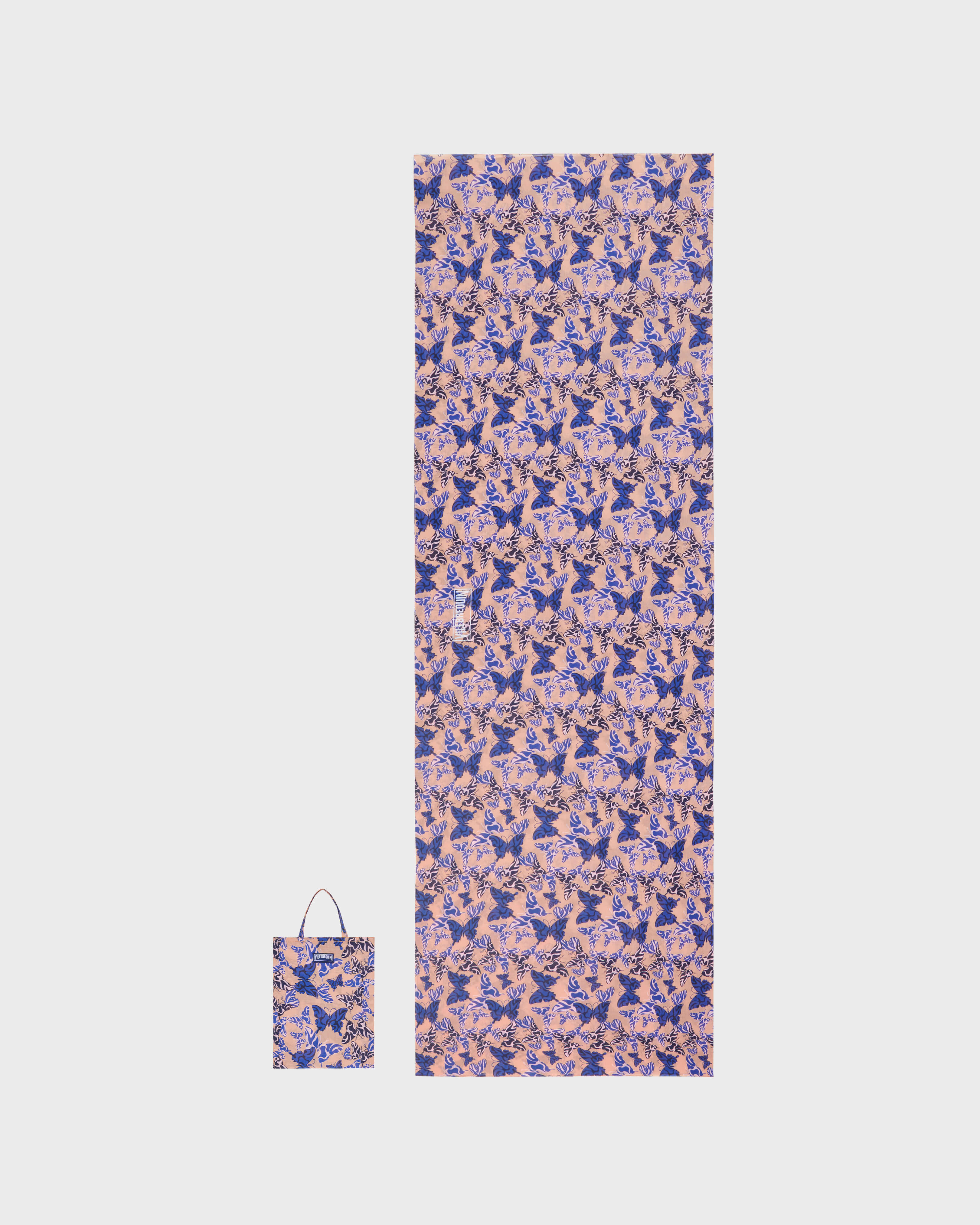 Pareo de algodón con estampado Disco Butterflly BLUSH look2 view