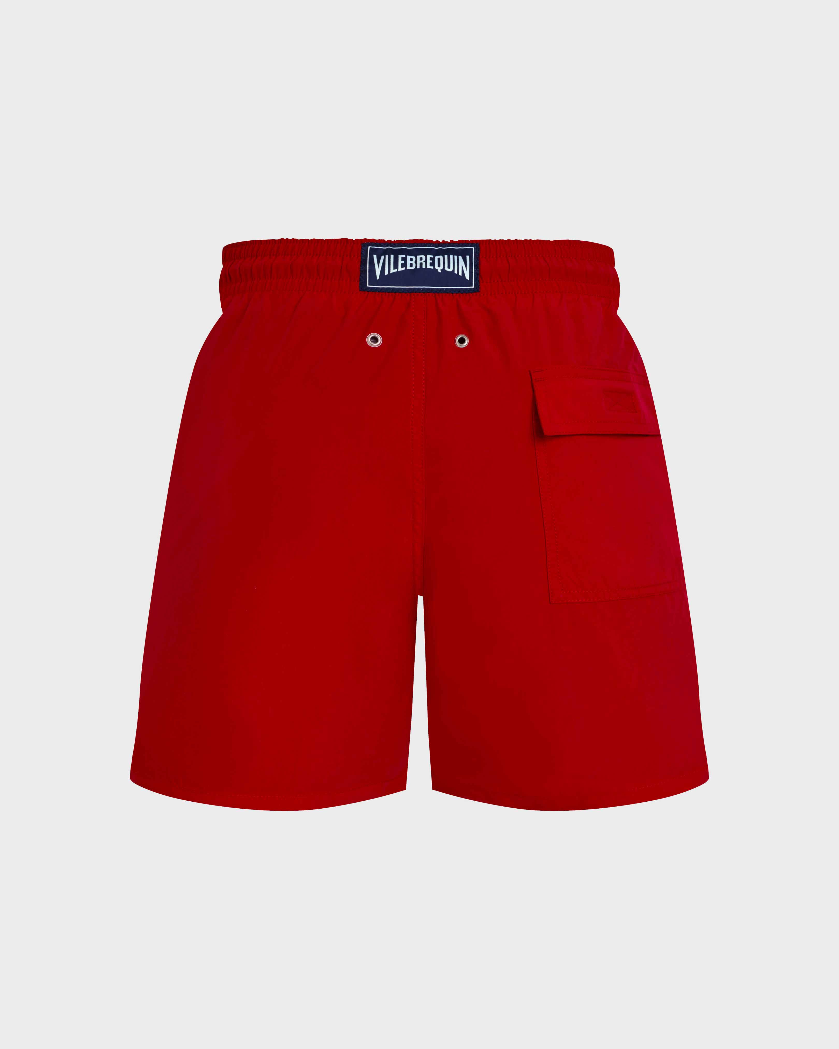 Boys Swim Shorts Water-reactive Ronde Des Tortues LIPSTICK back view