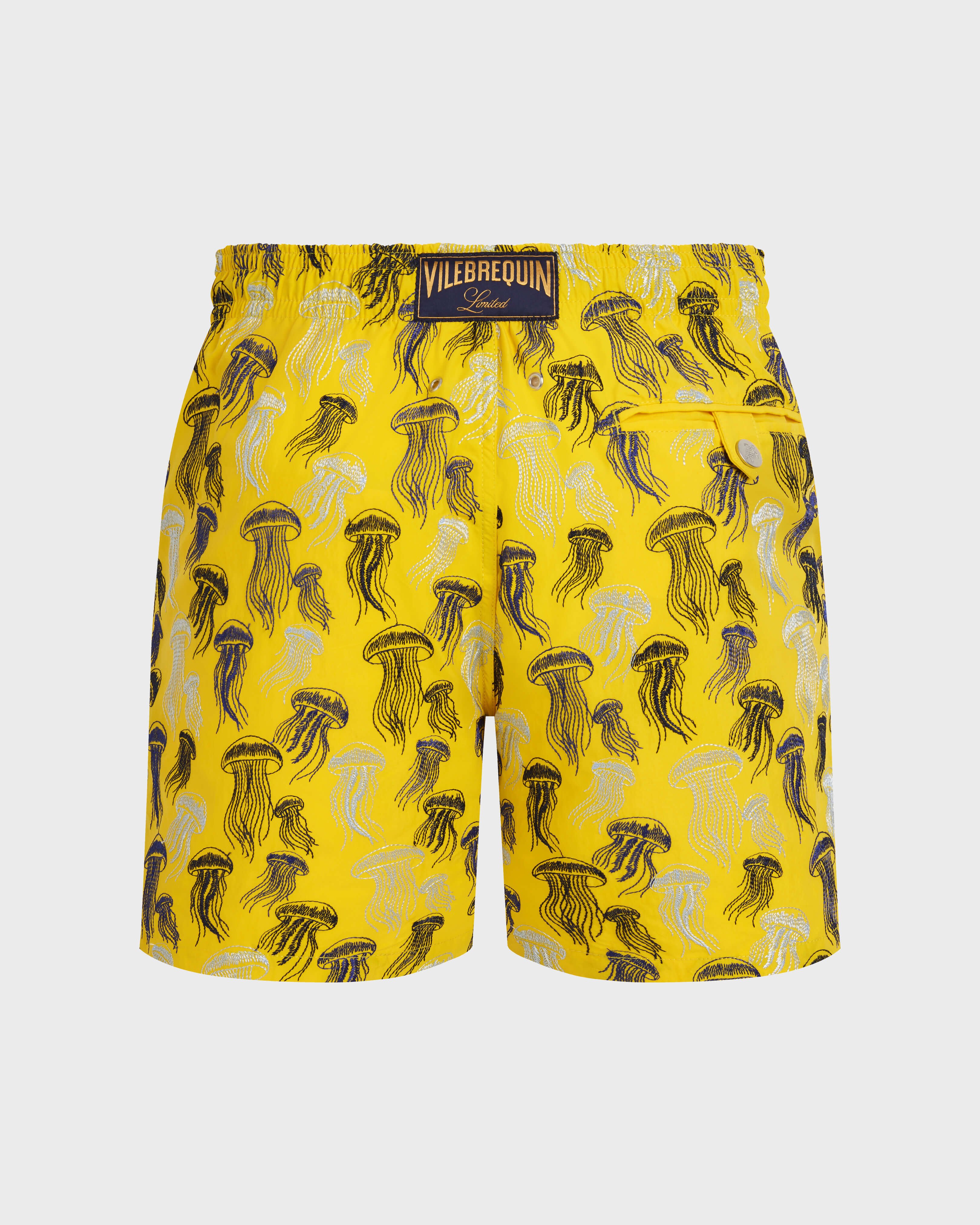 Men Embroidered Swim Shorts Jellyfish Dance - Limited Edition SOLE back view