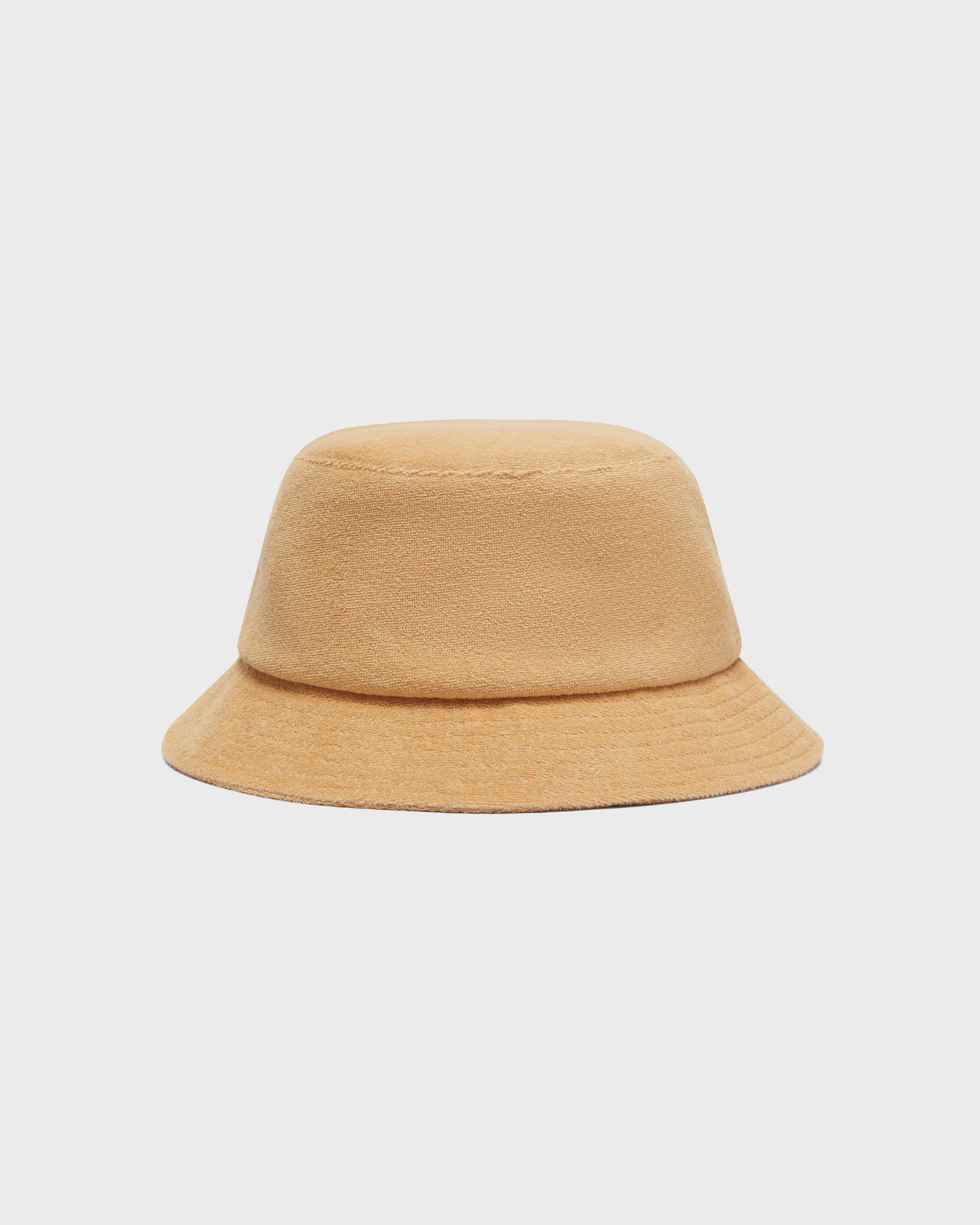 Unisex Terry Hat Solid MOCHA back view