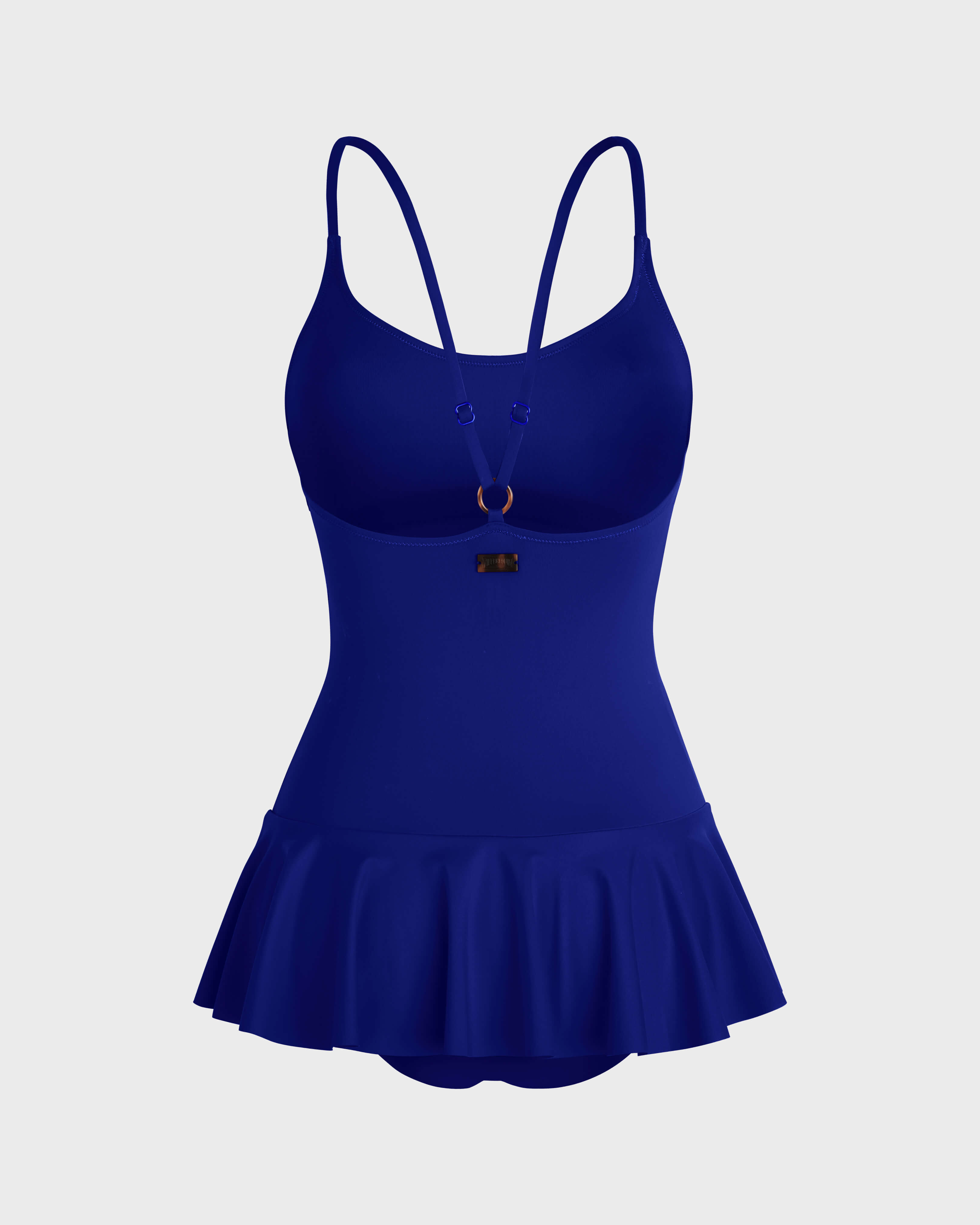Women One-piece Swimsuit Solid MARRAKECH back view