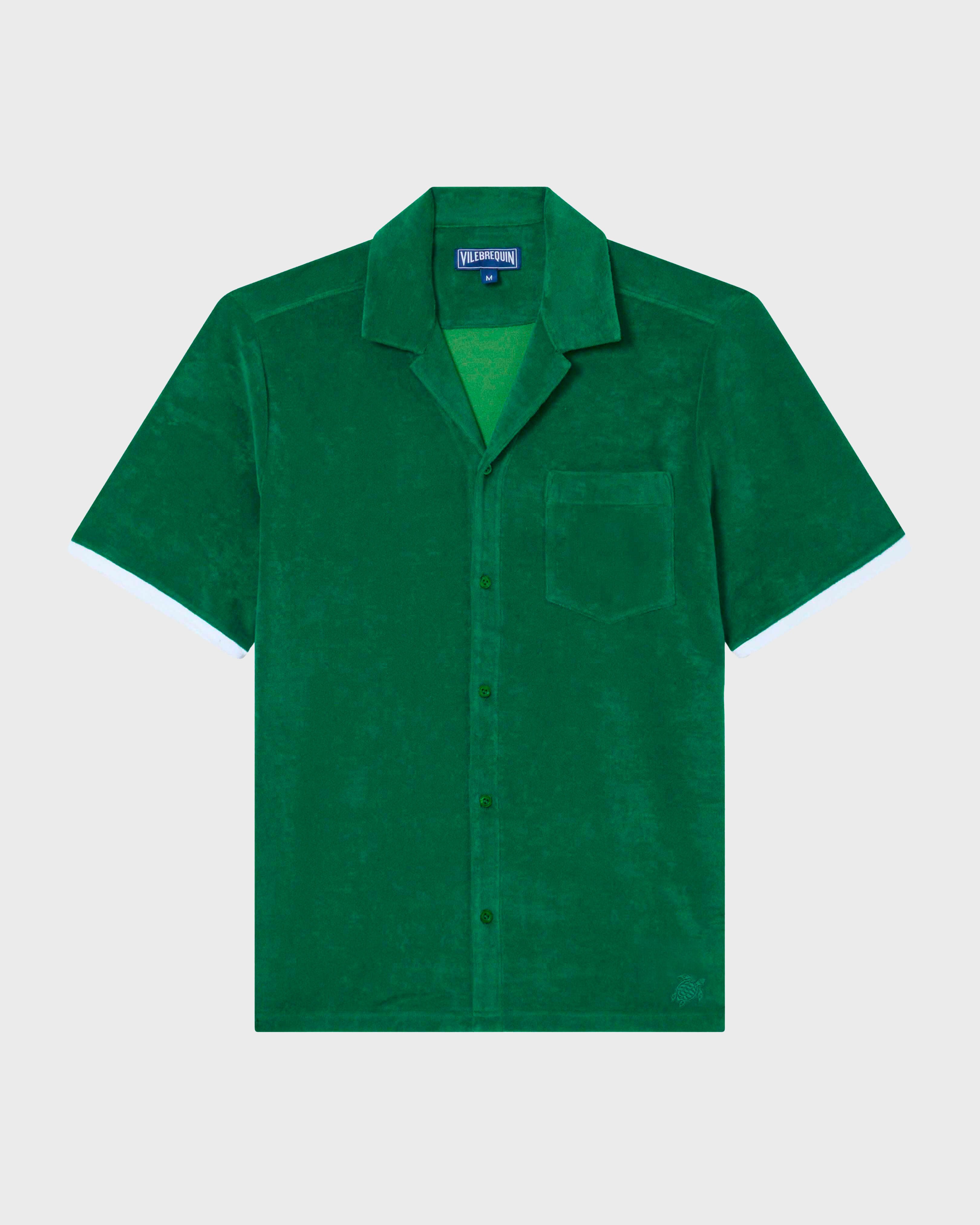 Chemise en éponge homme unie TROPICAL front view