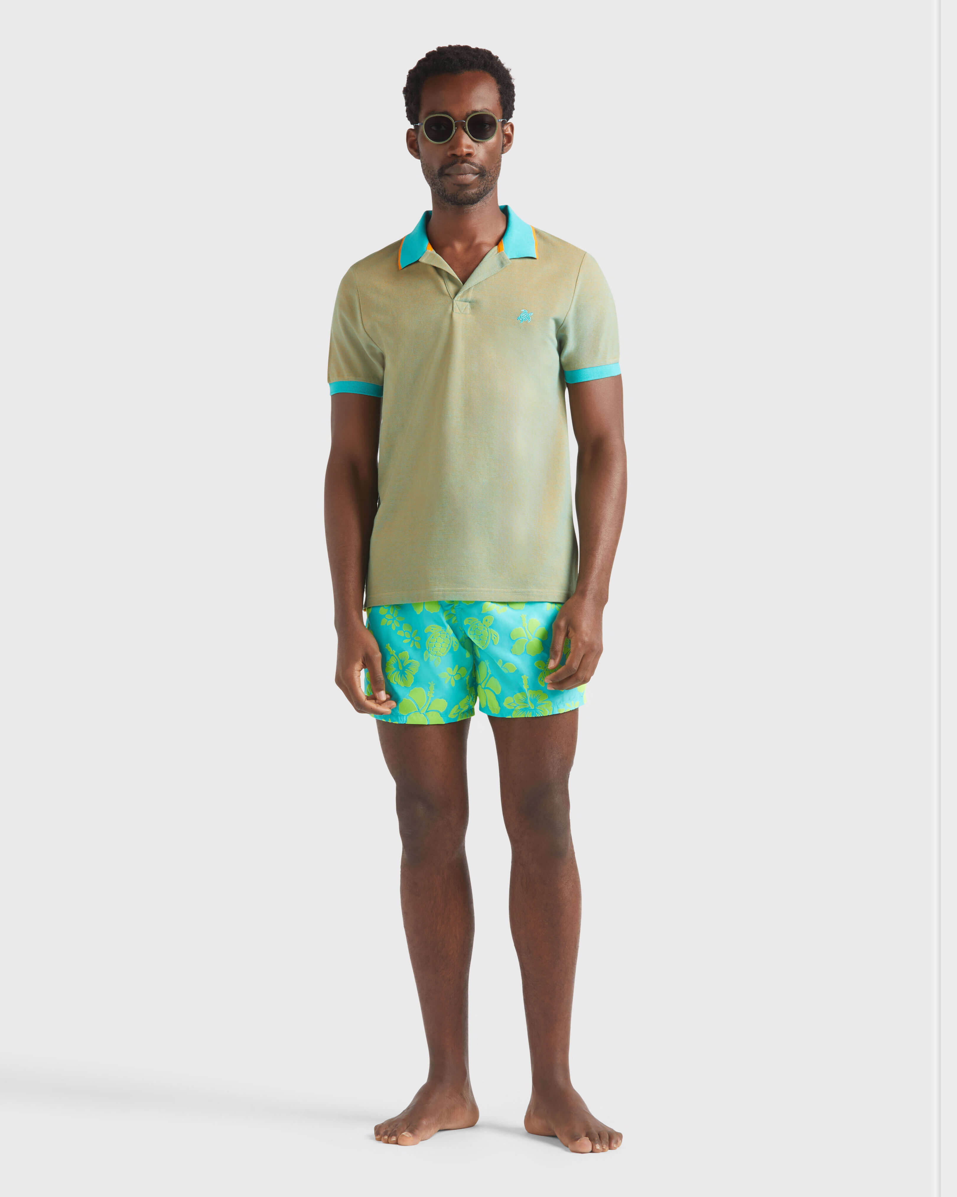 Men Cotton Polo Shirt Solid VITAMIN supp1 view