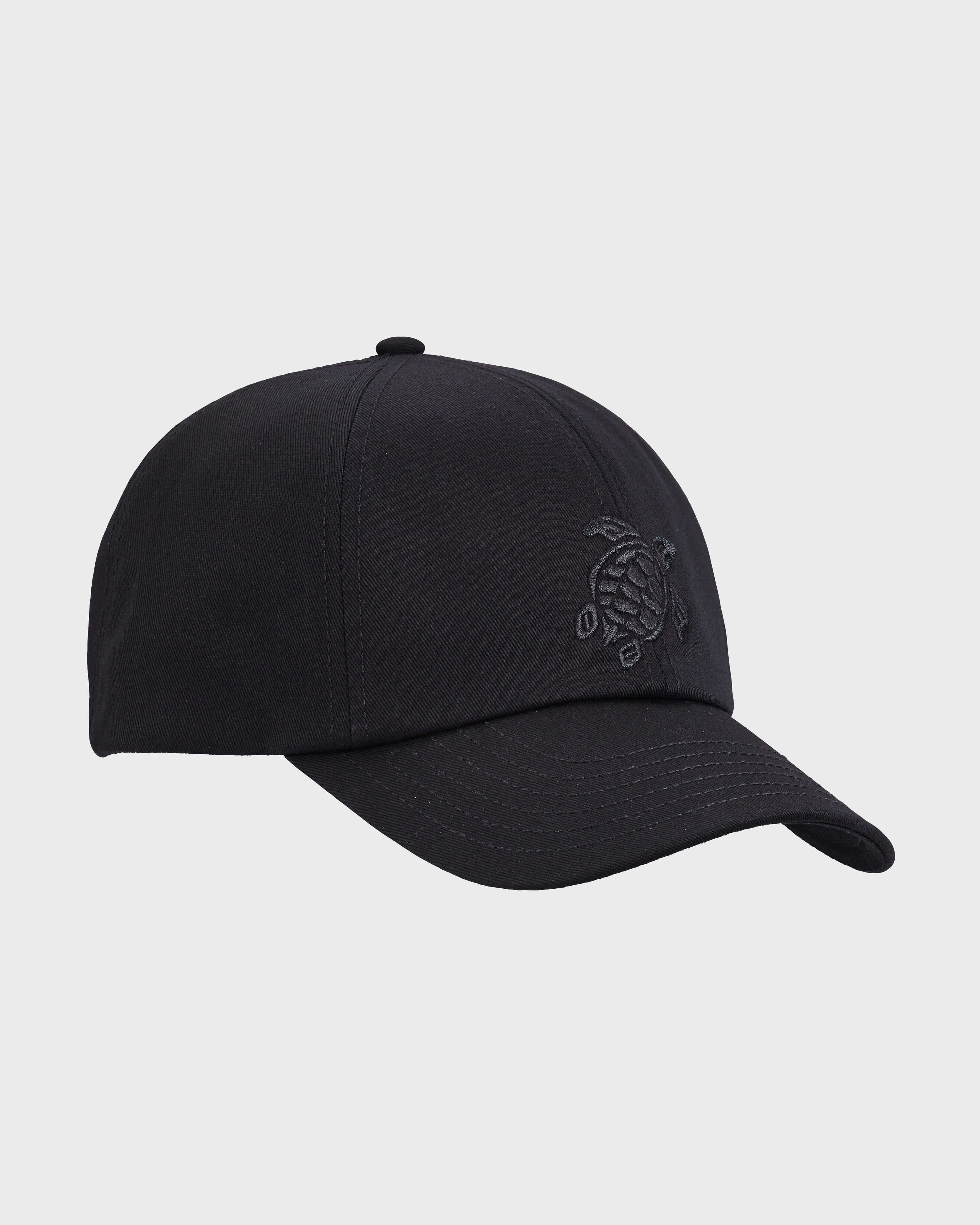 Gorra lisa unisex NEGRO front view