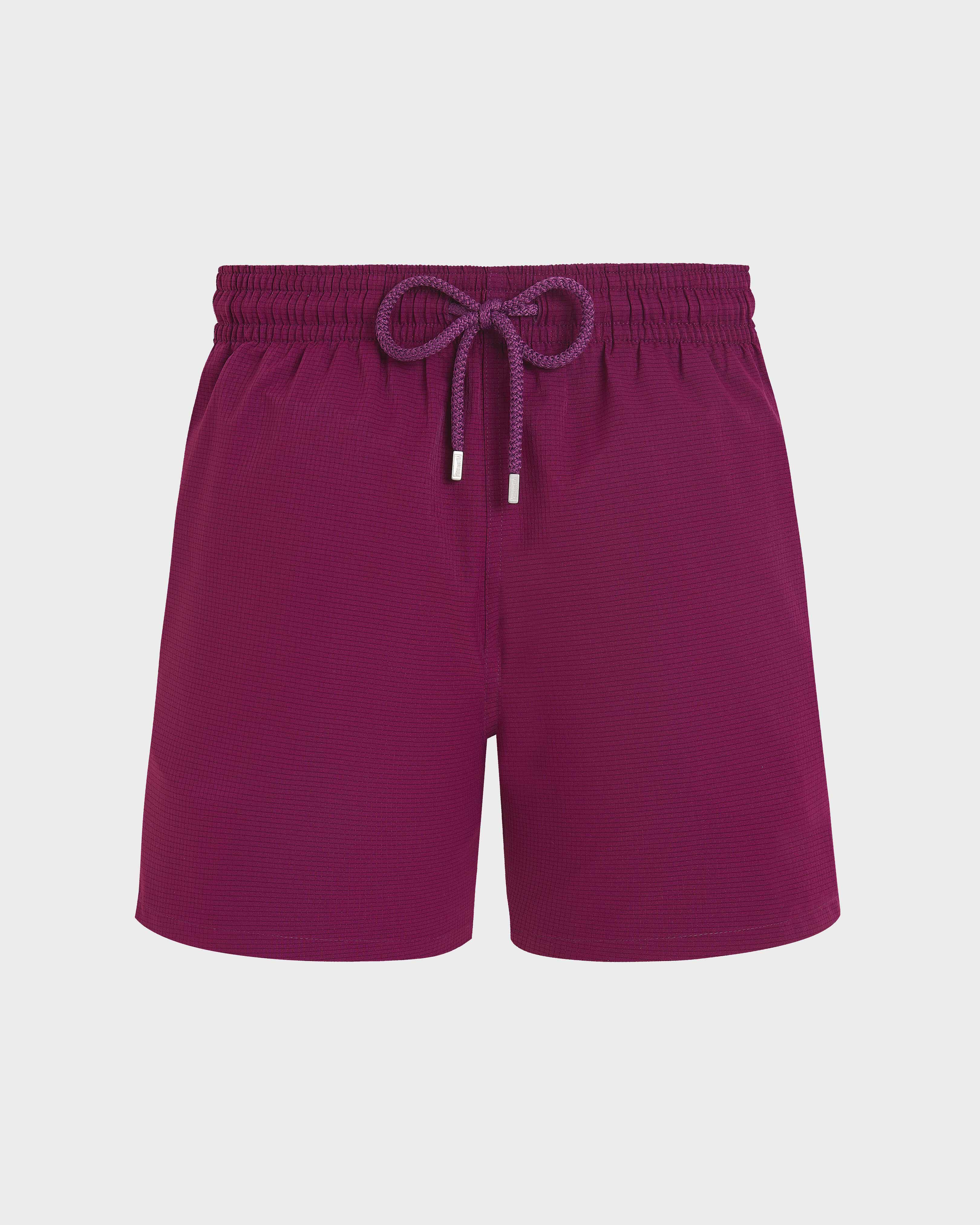 Men Micro-Perforated Ultra-Light and Packable Swim Shorts Solid KERALA front view
