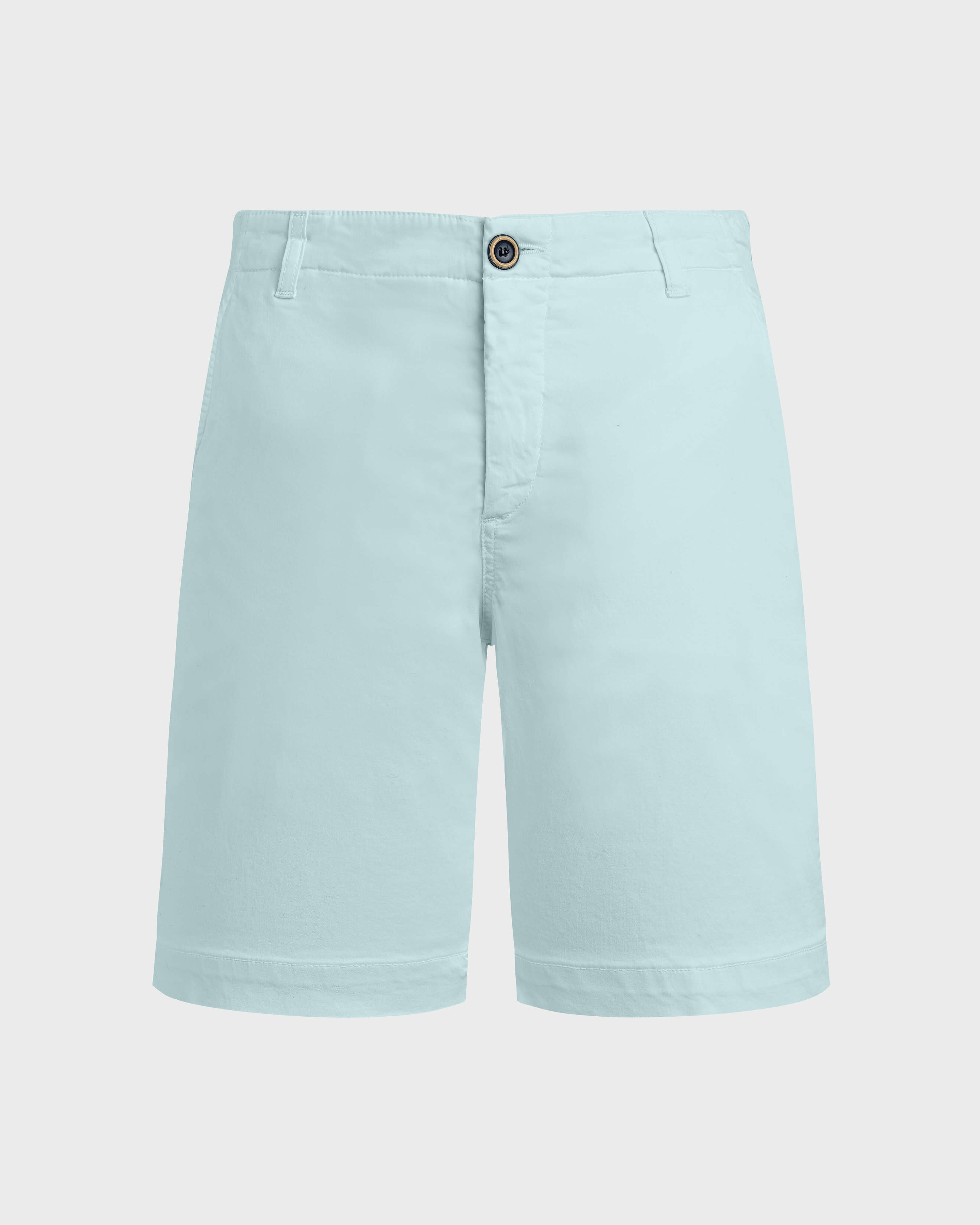 Men Tencel Bermuda Shorts Solid THALASSA front view