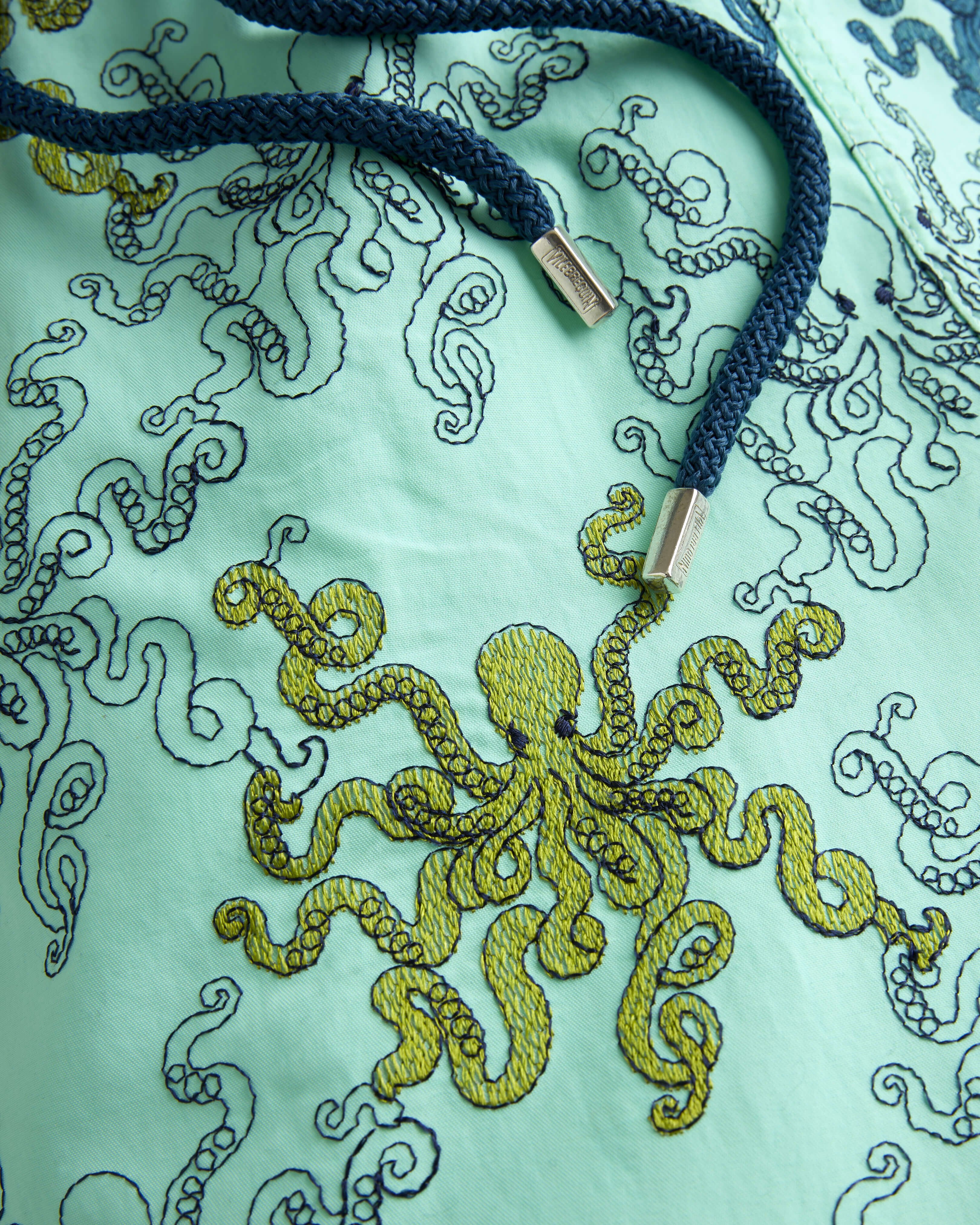 Bañador con bordado Octopus in Stripes para hombre - Edición limitada CARIBBEAN supp4 view