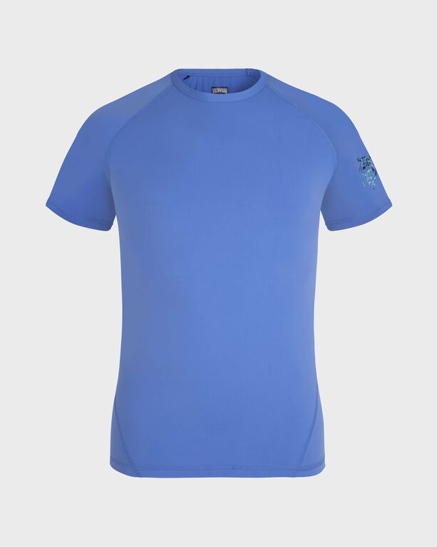 Vilebrequin - Men Short-sleeve Rashguard Tigresa Turtle - Rashguard - Reggie - Blue - Size XS