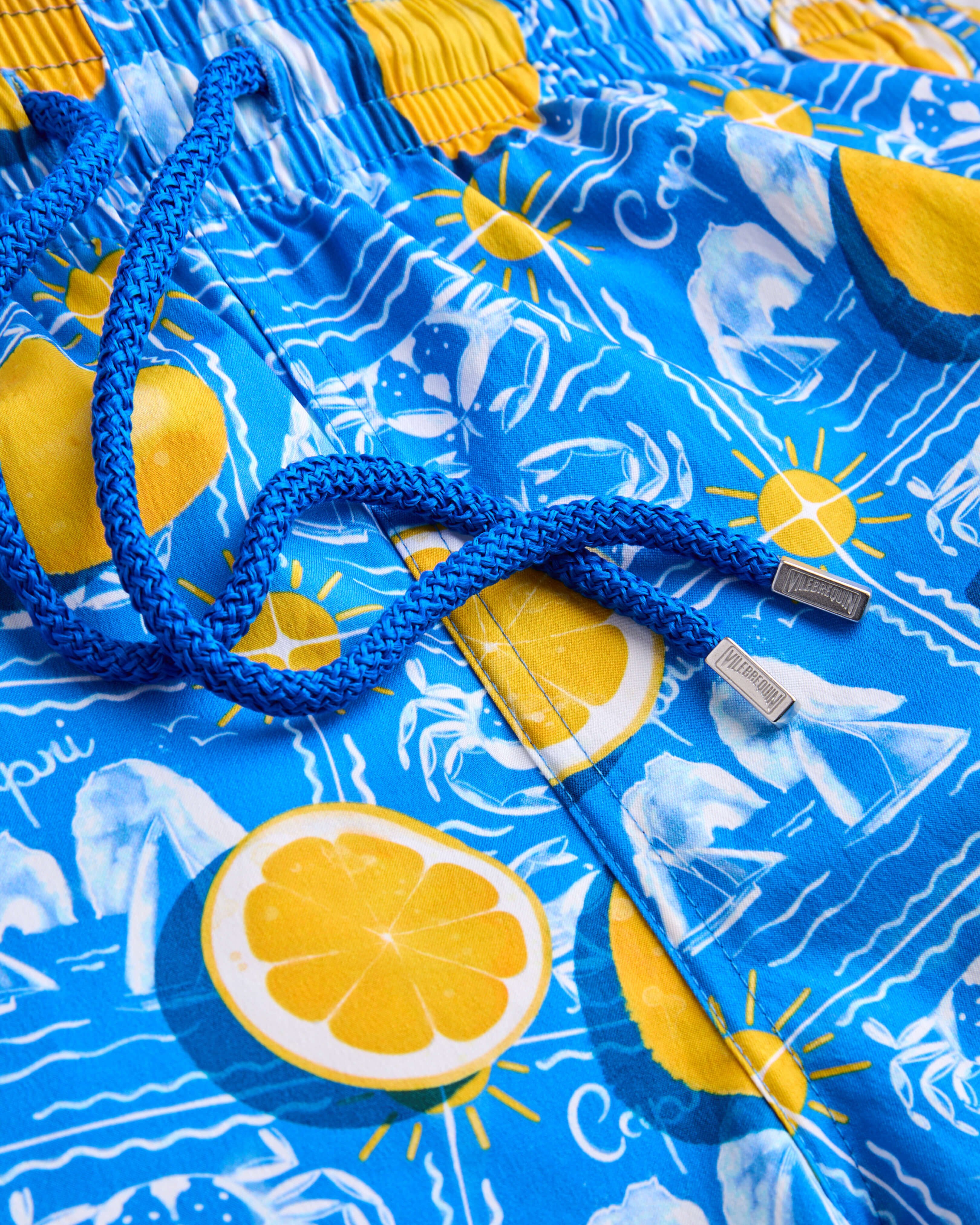 Bañador corto elástico con estampado Capri para hombre EARTHENWARE look1 view