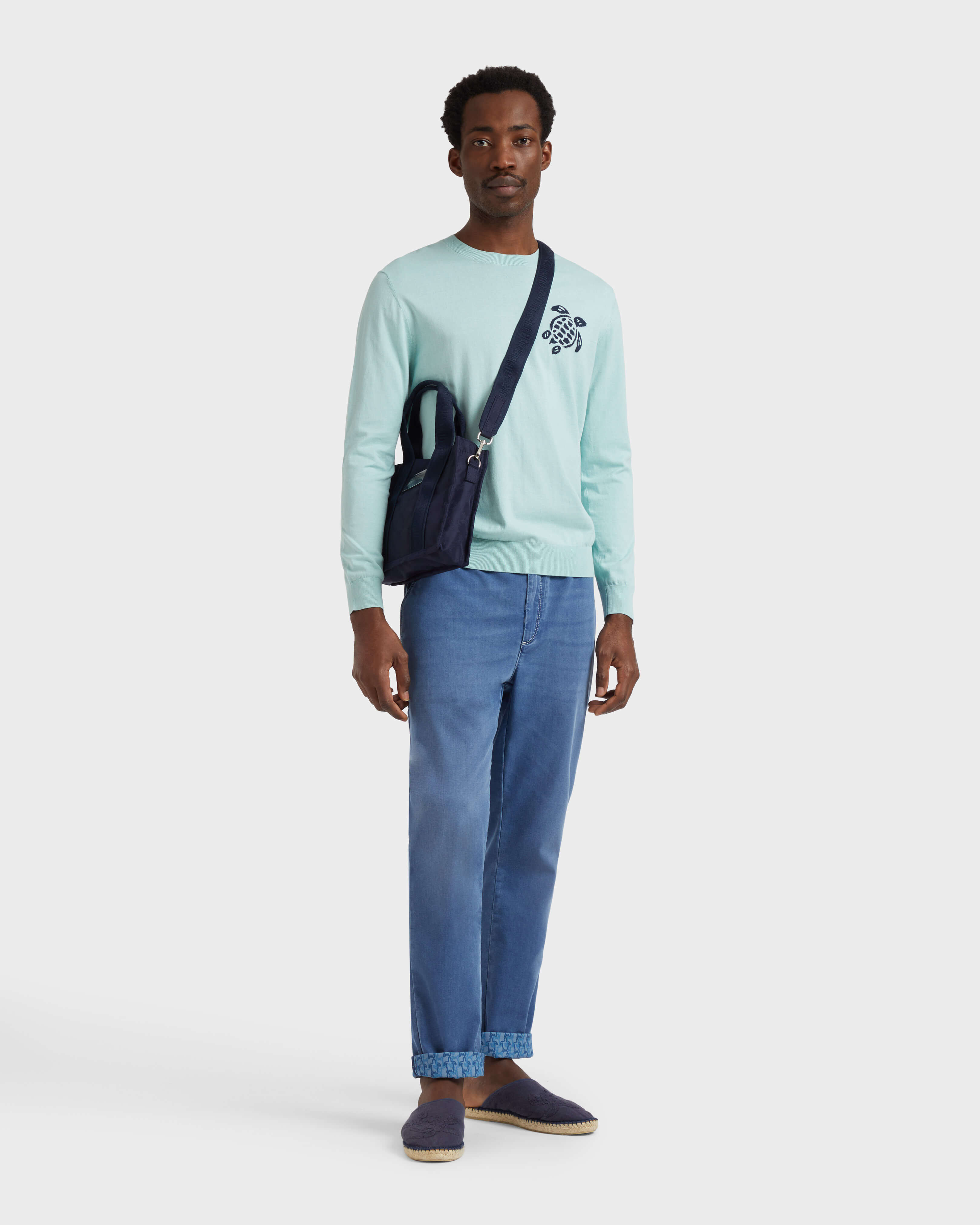 Men Denim Pants Turtles Net MED DENIM W2 supp1 view
