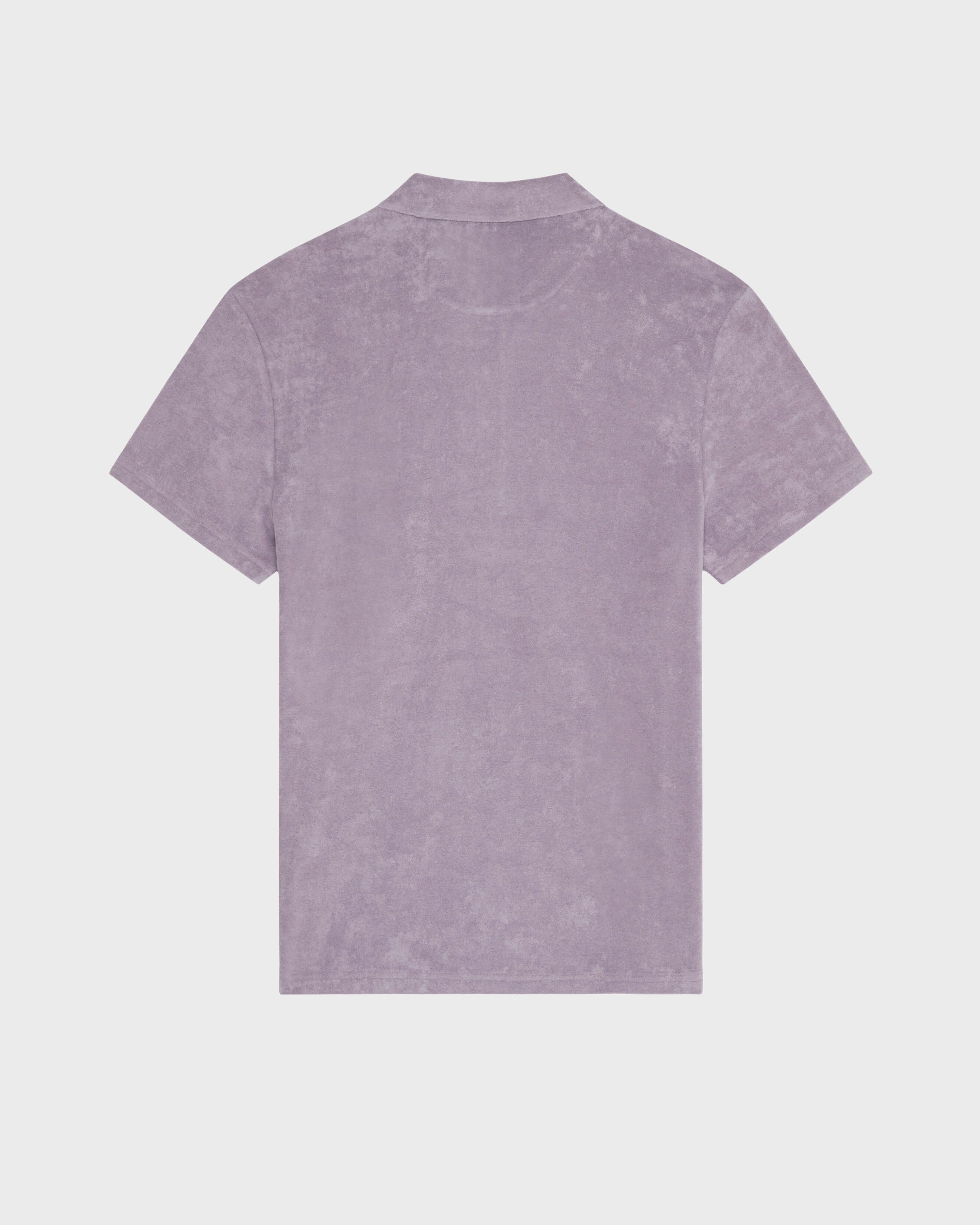 Solid Frottee-Polohemd für Herren OURAGAN back view