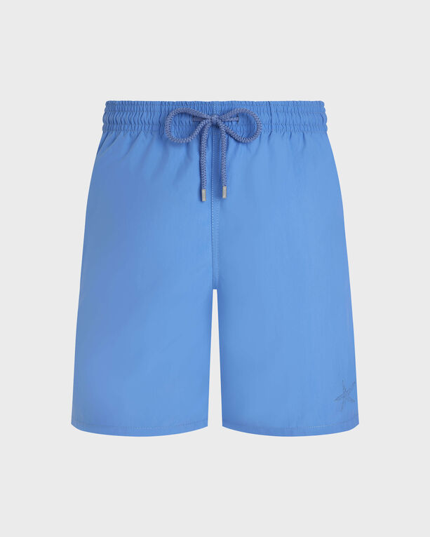 Vilebrequin - Men Long Swim Shorts Water-reactive Starlettes - Swimwear - Okoa - Blue - Size S