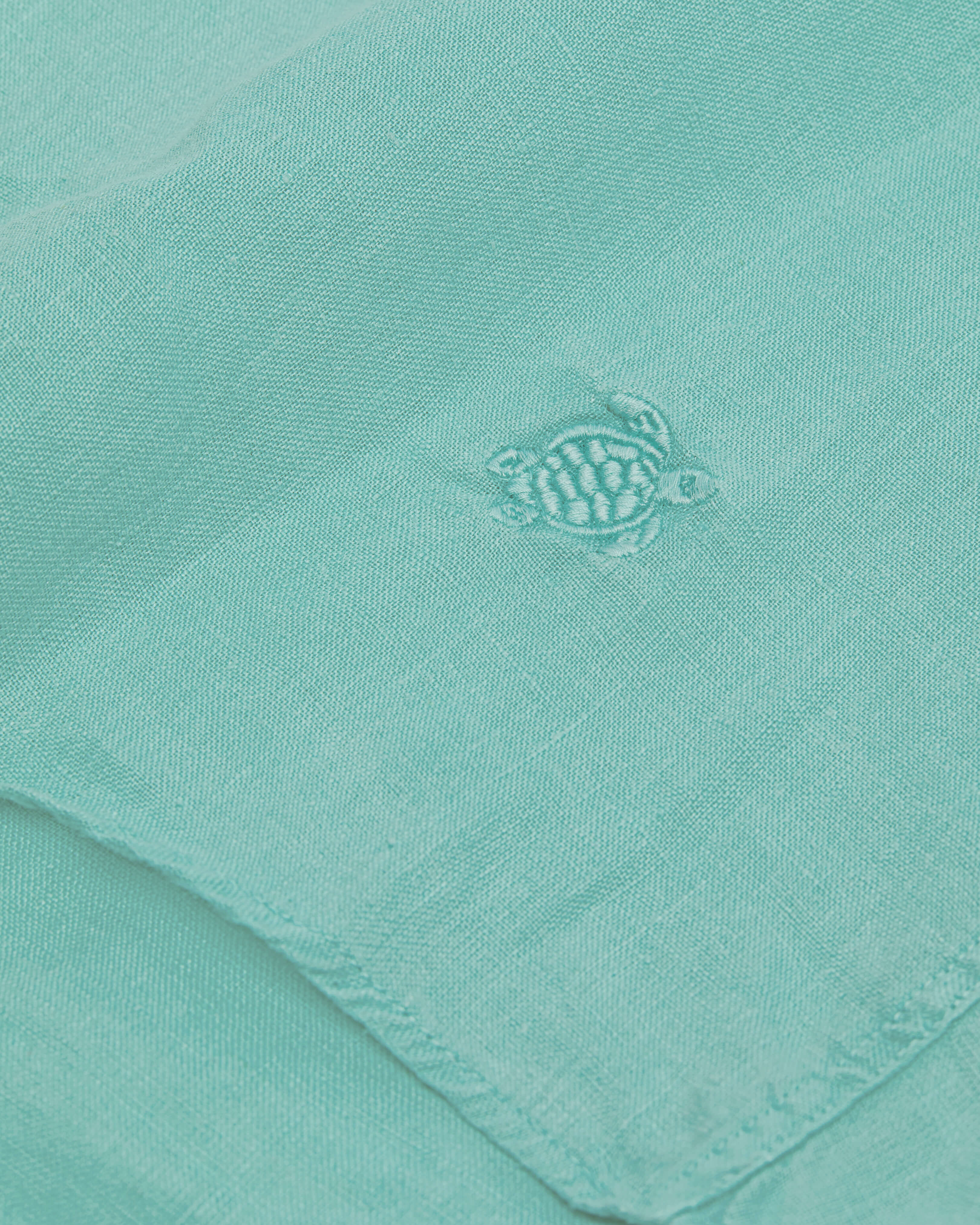 Camisa de bolos de lino con tinte mineral para hombre AVENTURINE supp4 view