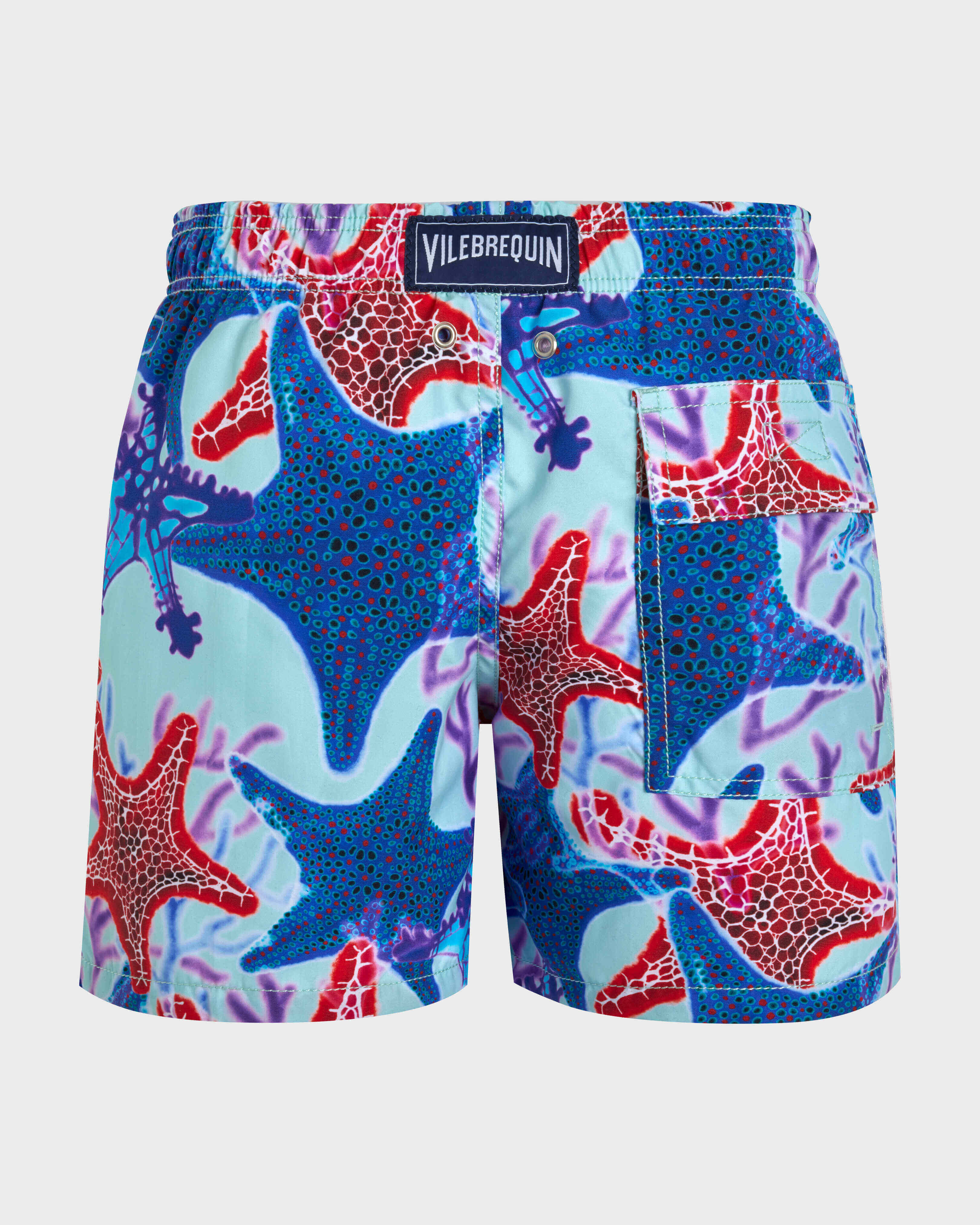 Bañador con estampado Glowed Stars para niño THALASSA back view