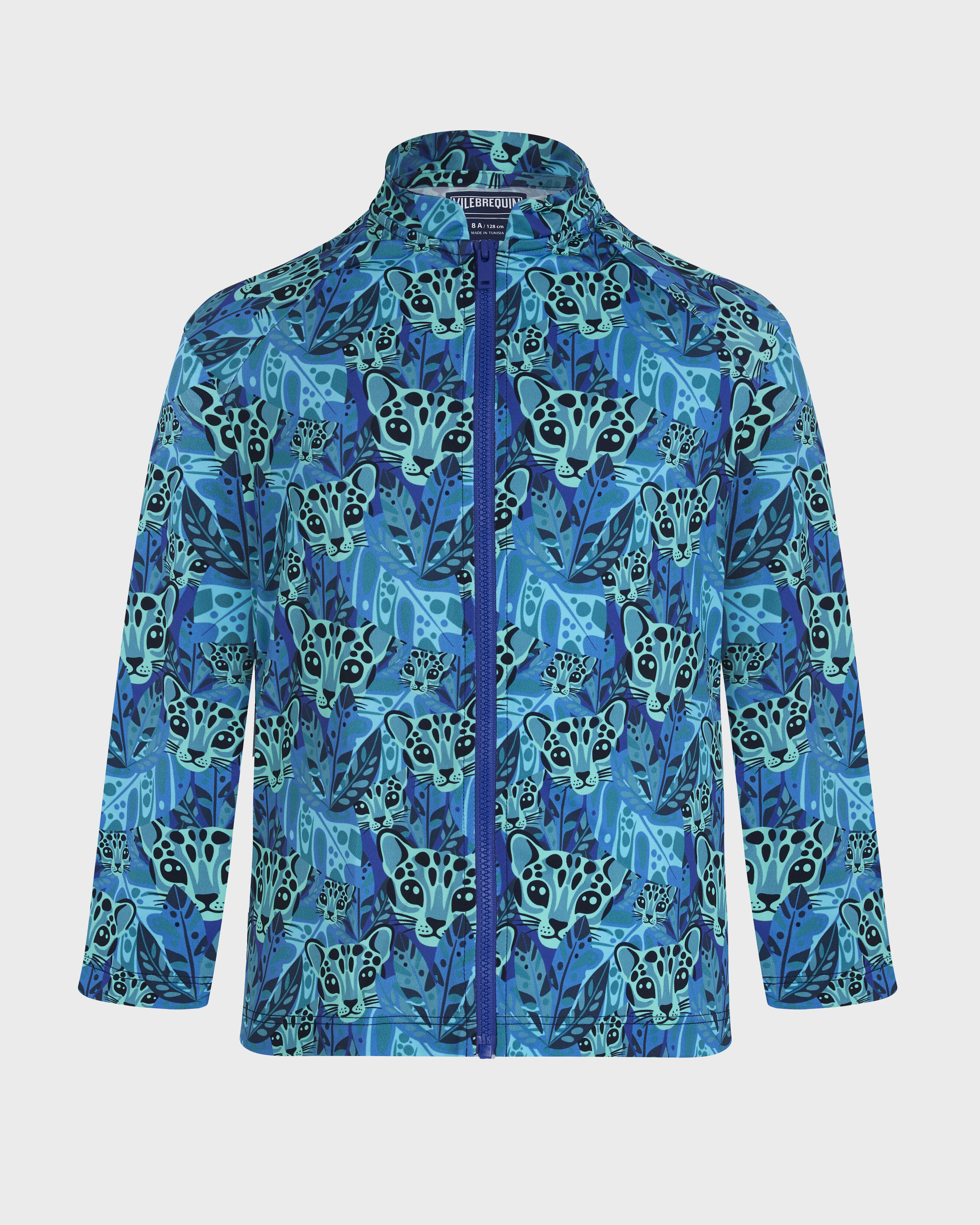 Boys Zipped Long Sleeves Rashguard Tigresa VERSAILLES front view
