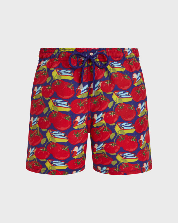 Vilebrequin - Men Swim Shorts Sardine And Tomato - Swimwear - Moorea - Blue - Size XXL