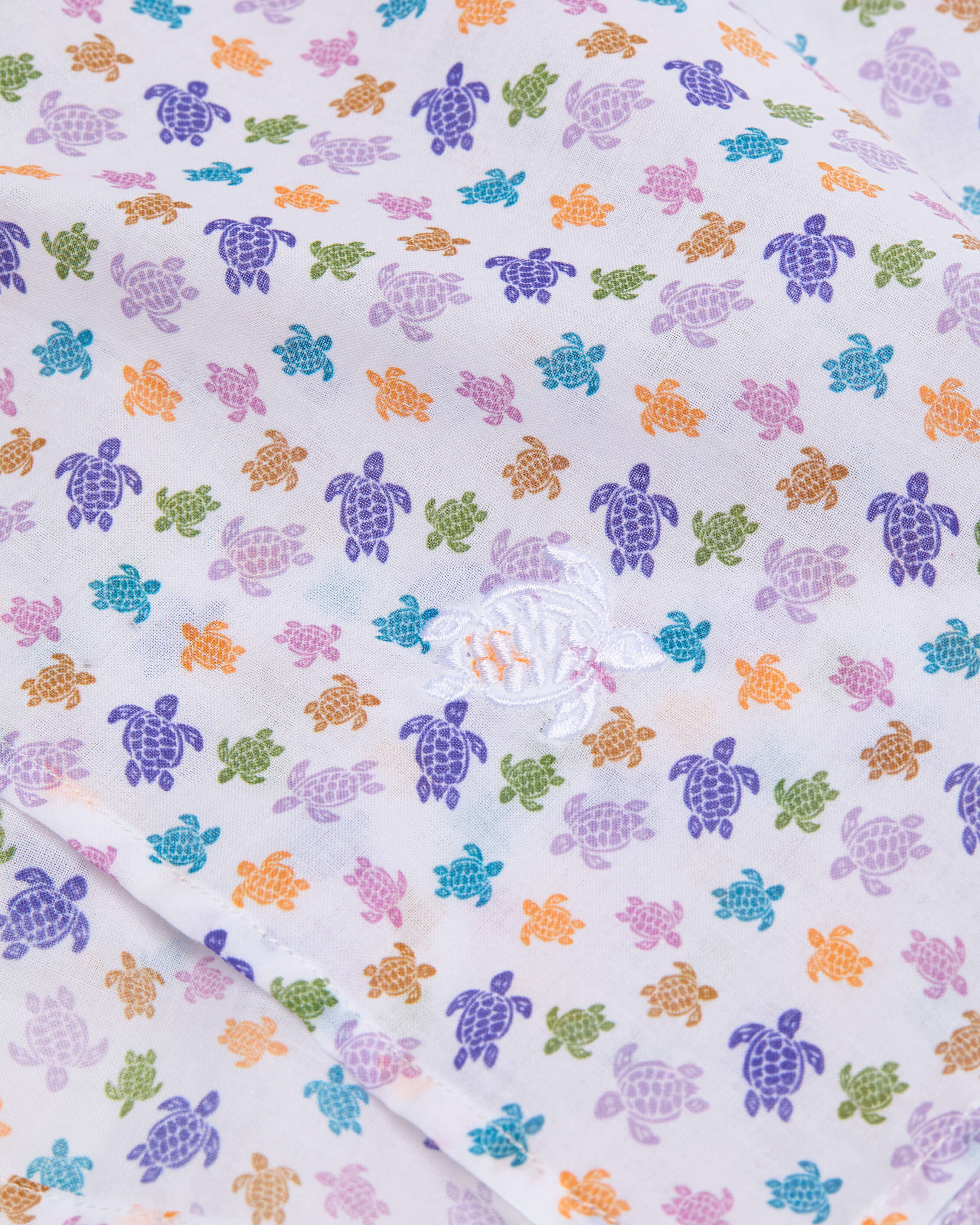 Chemise bowling en voile de coton organique homme BLANC supp4 view