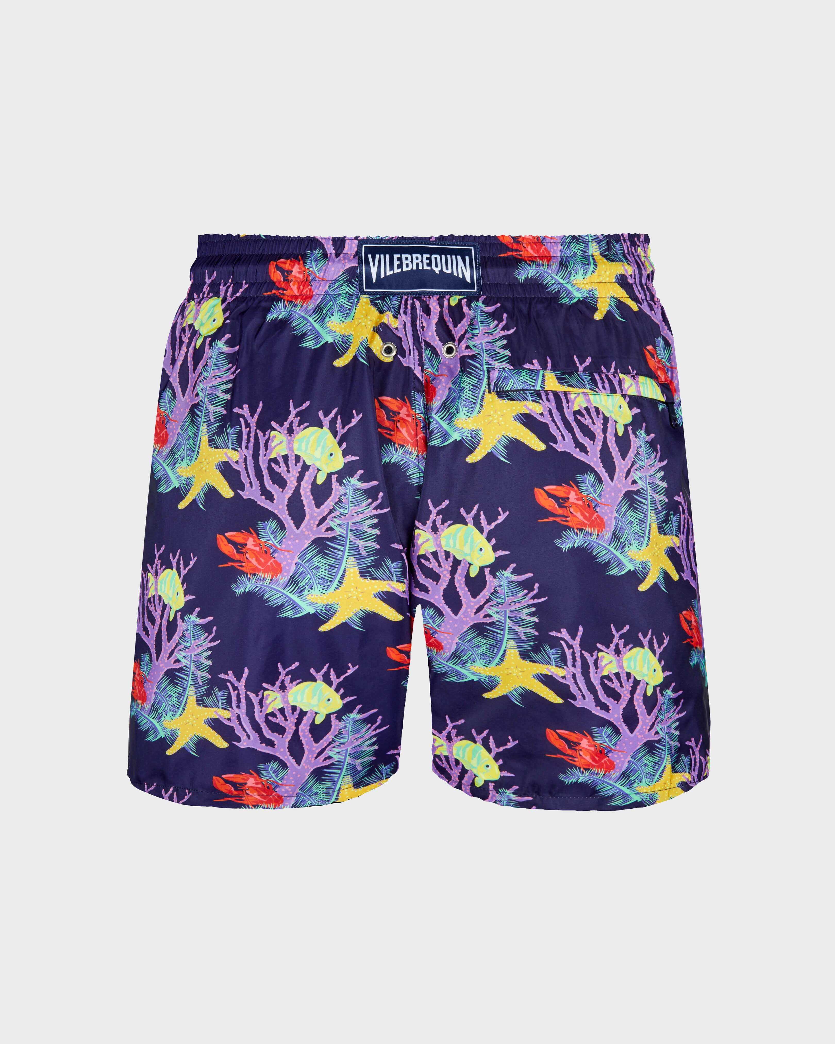 Men Swimwear Ultra-light and packable Fonds Marins SAPPHIRE back view