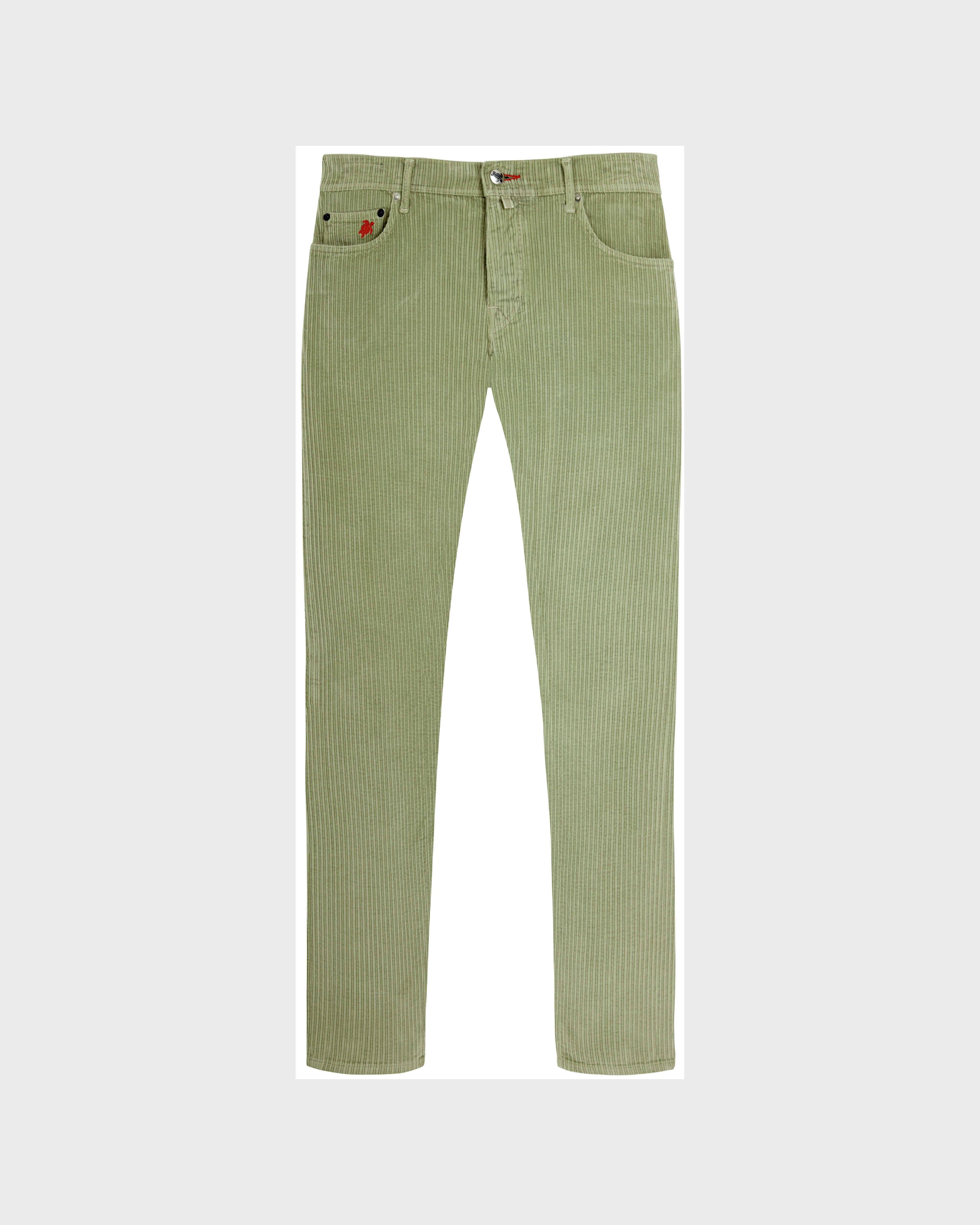 Pantalon Velours homme Coupe Carotte NENUPHAR front view