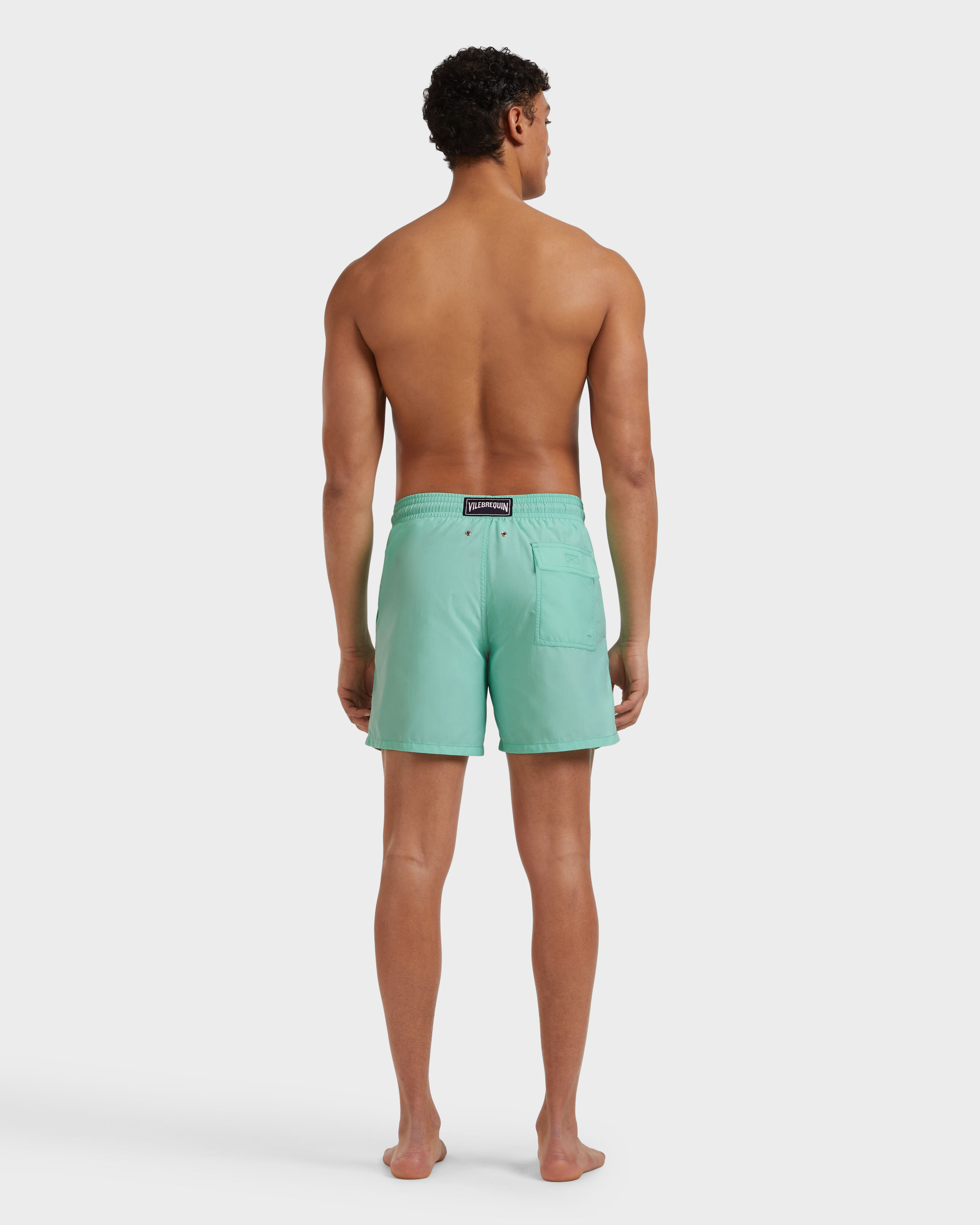 Men Swim Shorts Solid CARIBBEAN backworn view
