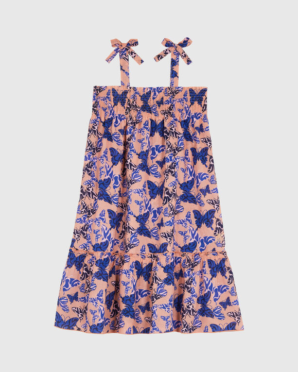Vilebrequin - Disco Butterfly Kleid Aus Bio-baumwollvoile Für Mädchen - Kleid - Gloss - Rosa - Größe 14