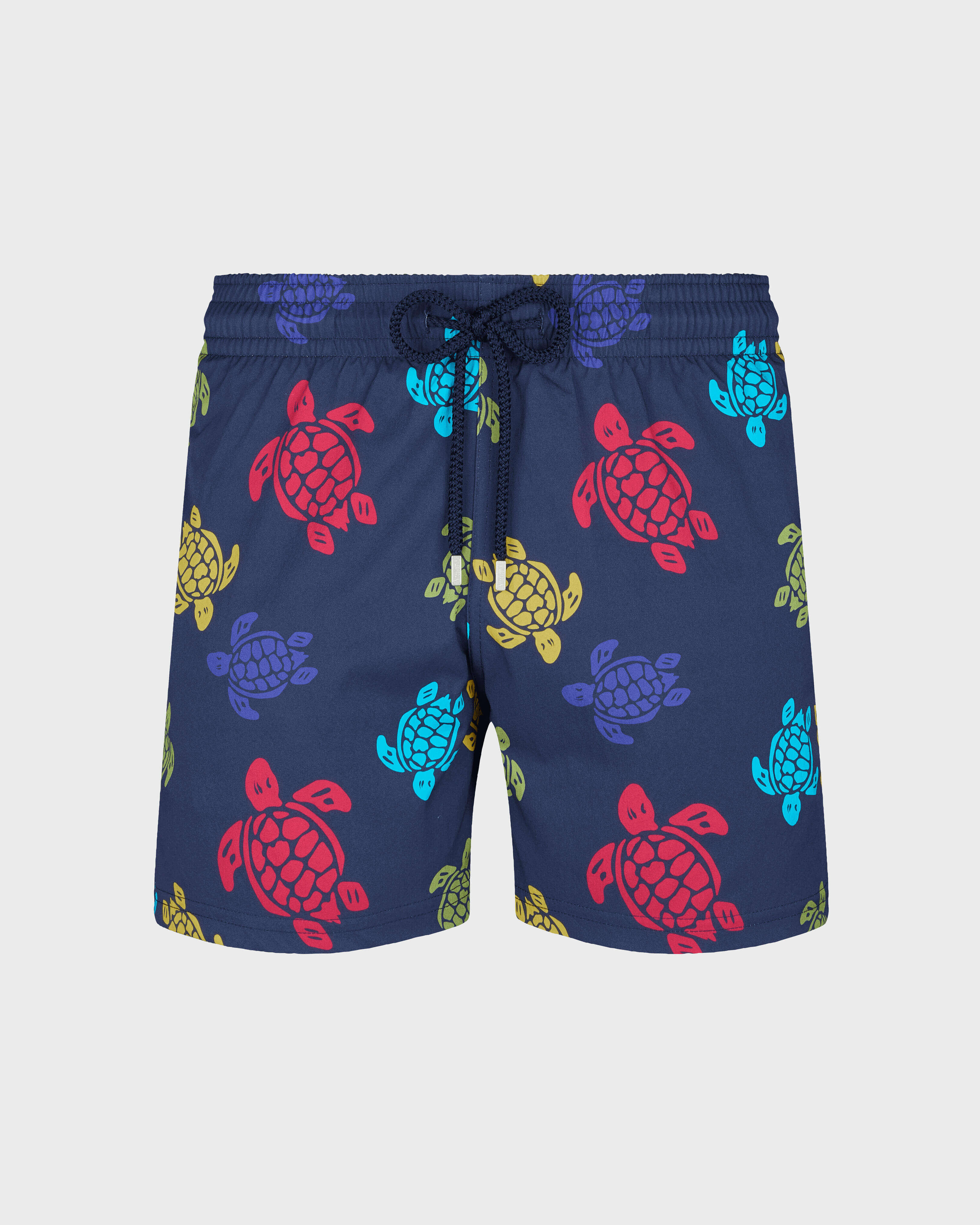Bañador elástico con estampado Ronde des Tortues para hombre AZUL MARINO front view